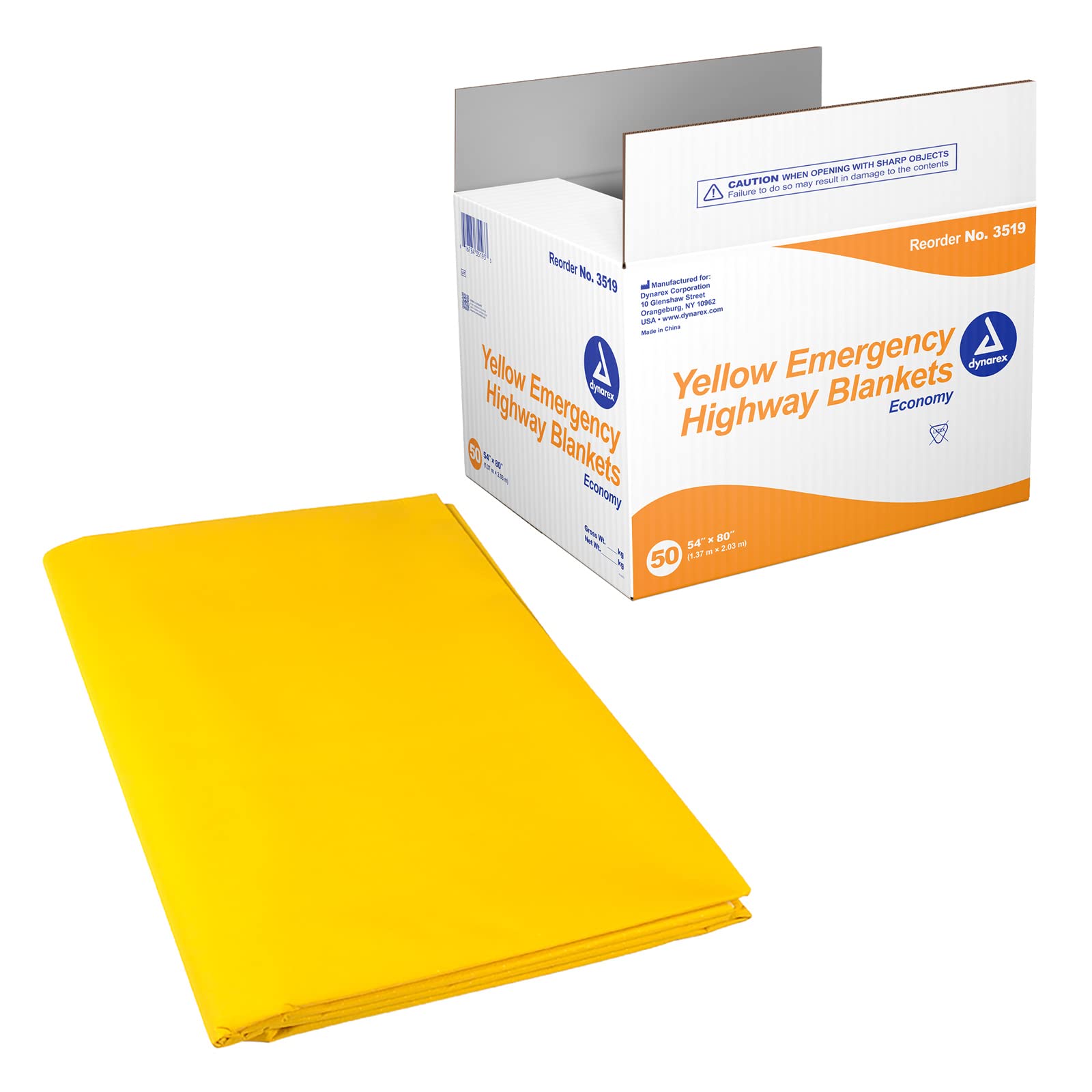 Dynarex 3519 Emergency Highway Blanket - 54