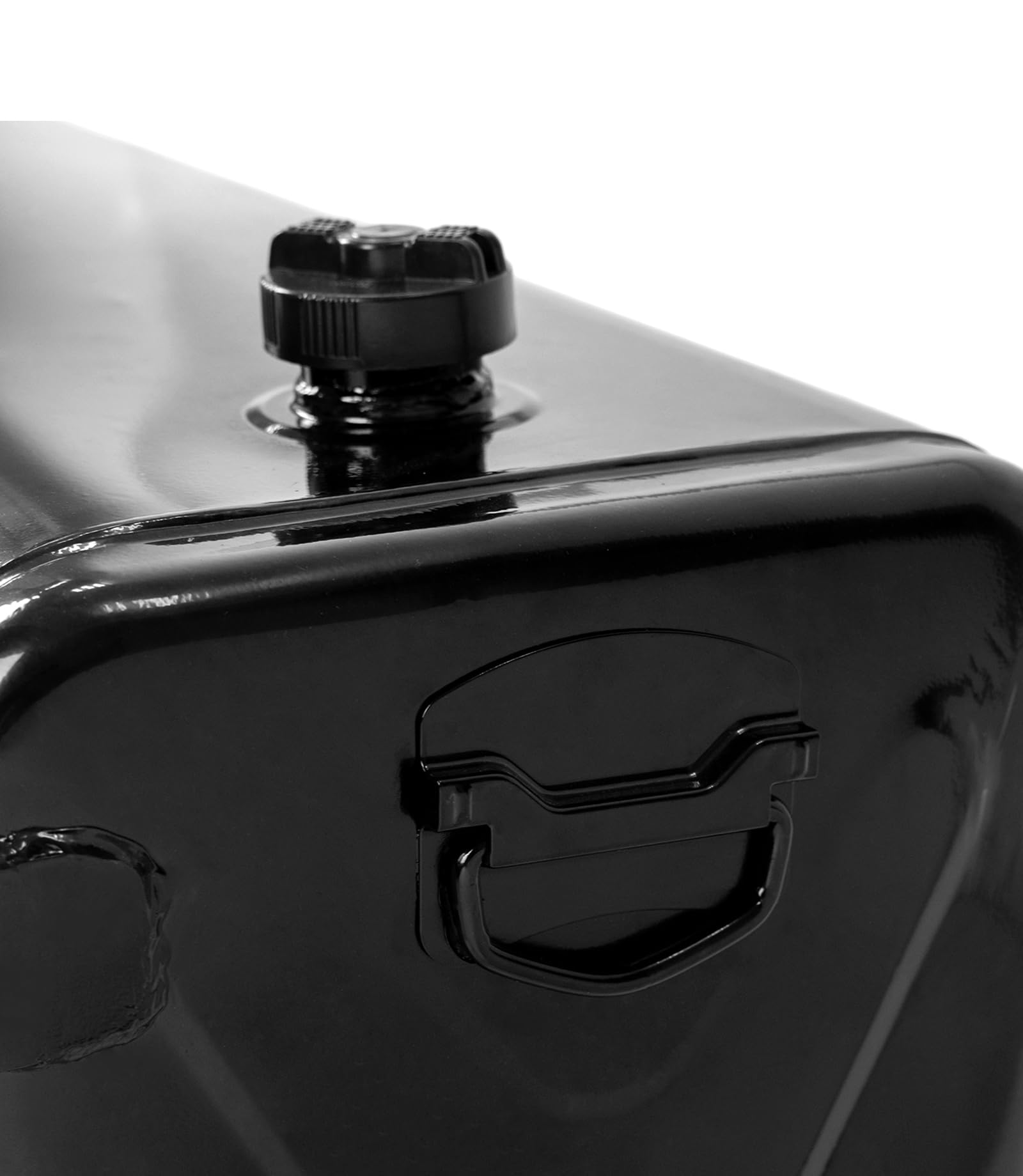 58 Gallon Rectangular Iron Fuel Transfer Tank - Auxiliary Diesel Storage for Trucks & Transportation | Heavy-Duty Fuel Cell for Long Hauls & Off-Road Use