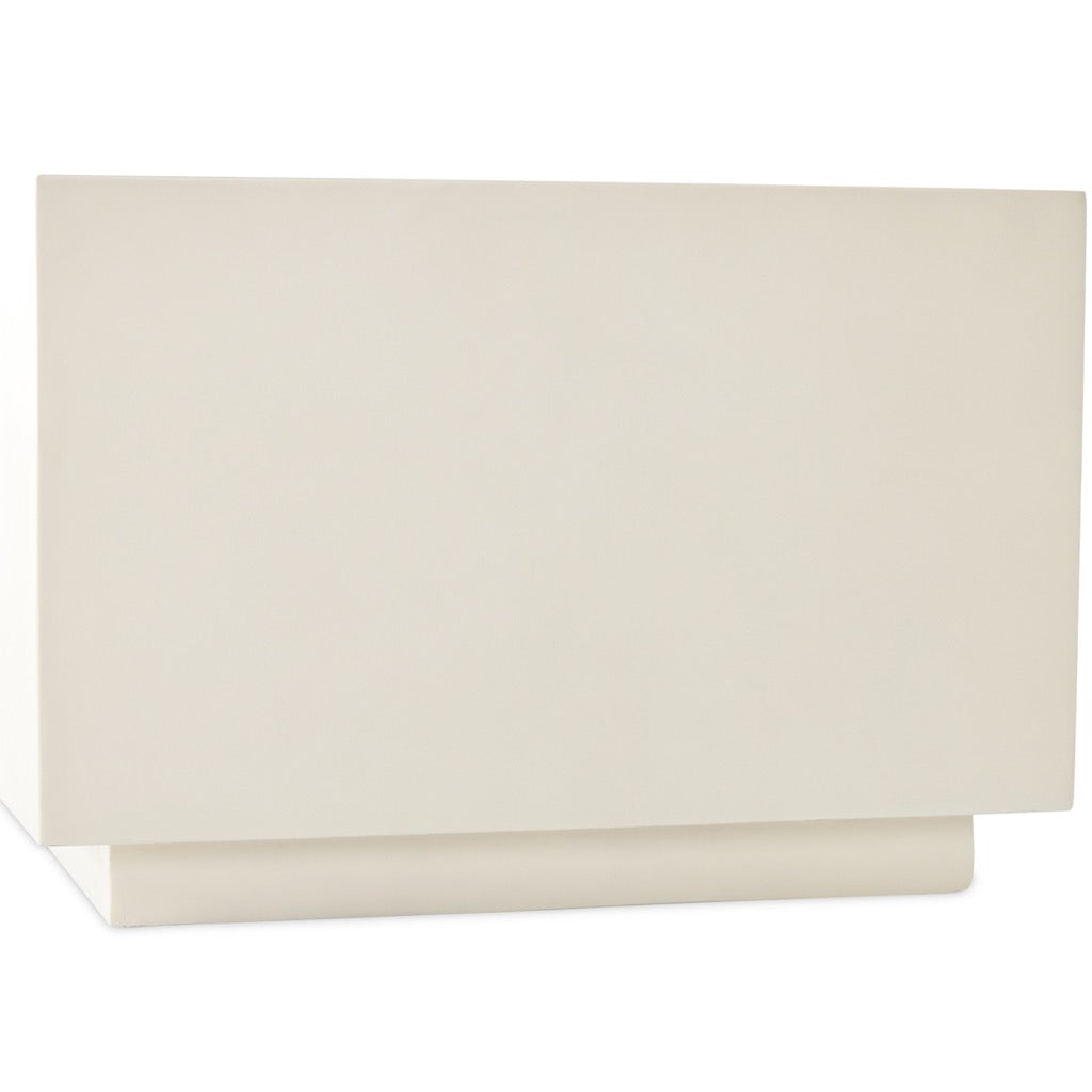 Parish Concrete Cube - White Concrete Home Decor for Modern & Minimalist Interiors | Perfect for Living Room, Office & Shelf Display