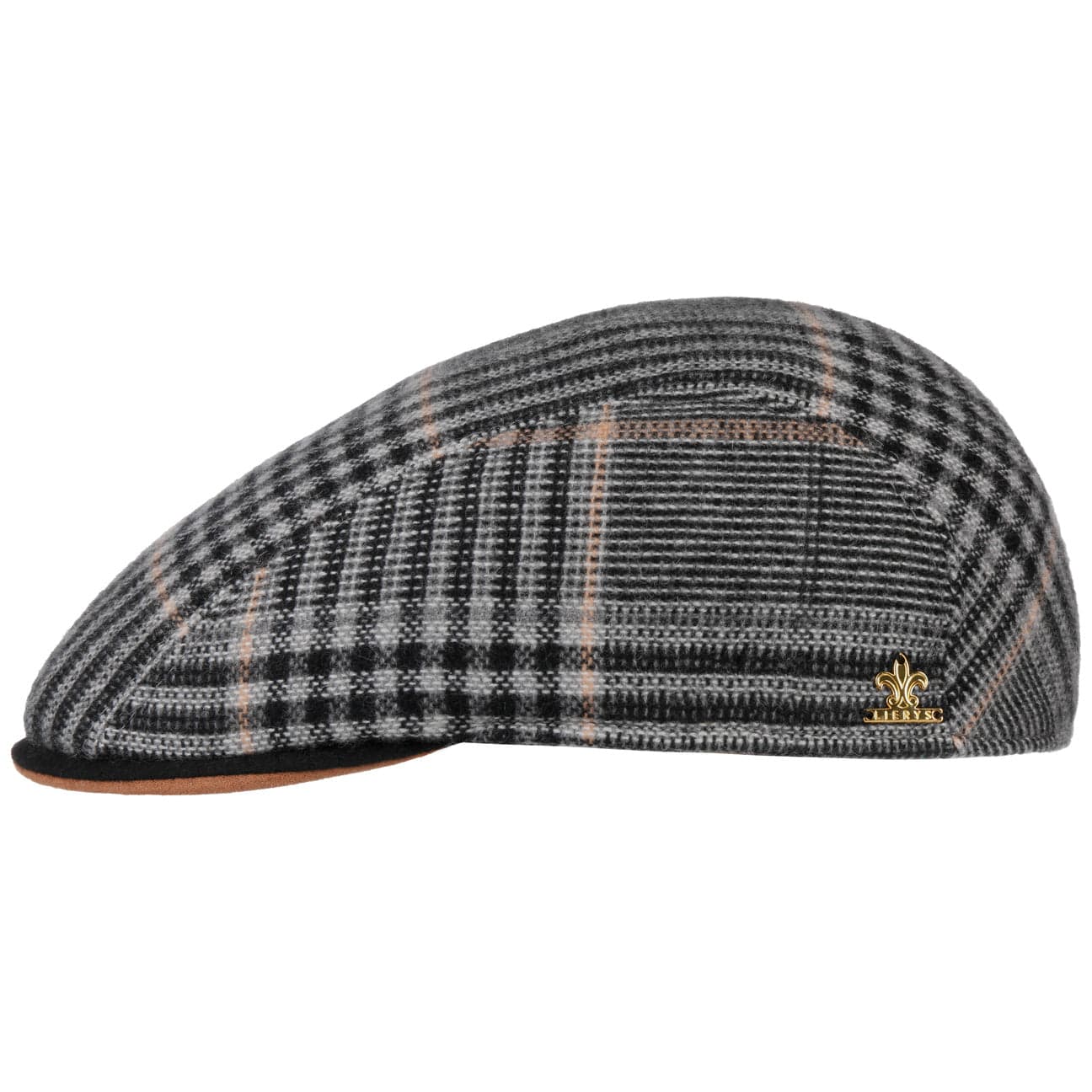 Luxury Robertson Cashmere Flat Cap by Lierys Gold - Premium Wool Winter Hat for Men & Women - Perfect for Outdoor Activities, Travel & Fashion
