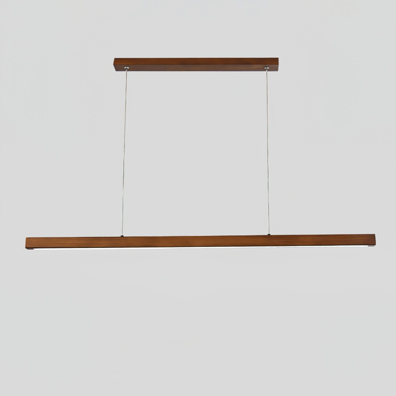 Linear Horizon Pendant Light - Modern Minimalist Ceiling Lighting Fixture for Dining Room, Kitchen Island & Bedroom Decor