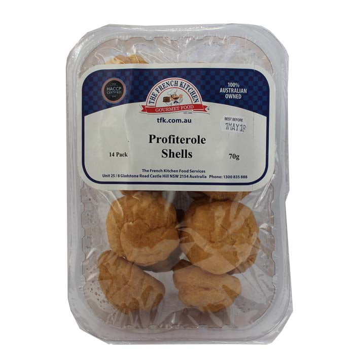 Premium Profiterole Shells for Baking - Crispy Puff Pastry Dessert Cups - Perfect for Cream Puffs, Éclairs & French Pastries | Great for Parties, Catering & Holiday Desserts