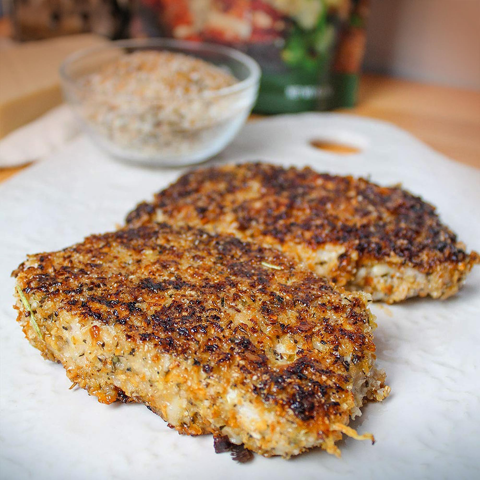 Cauli Crunch Original Gluten Free Cauliflower Bread Crumbs – Vegan, Kosher, Non-GMO Certified, All Natural Bread-Free Alternative (3-Pack) | Perfect for Keto, Paleo & Low-Carb Diets, Great for Breading Chicken, Fish & Veggies