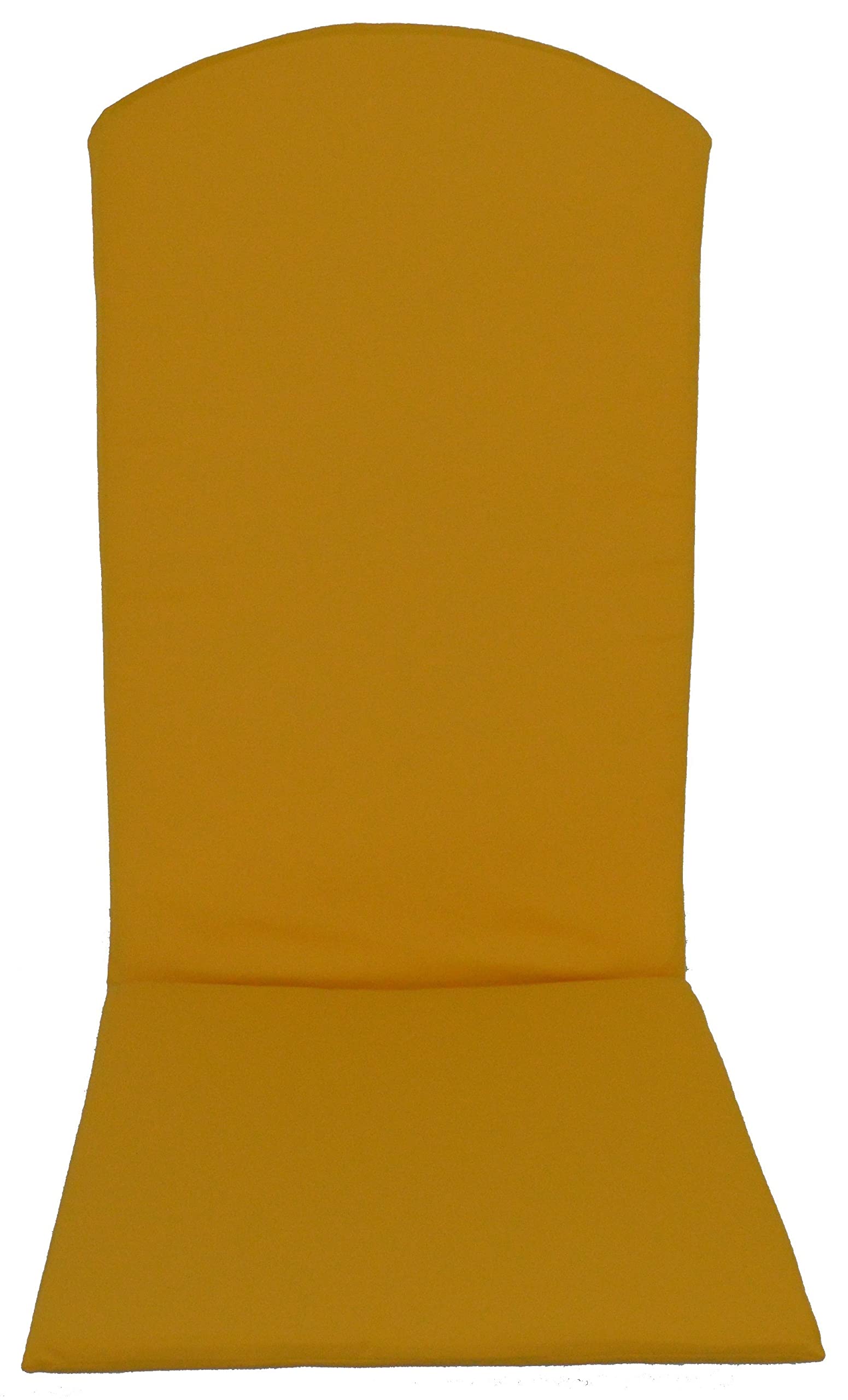 Premium Full Rocker Cushion for Patio Chairs - Comfortable Yellow Outdoor Furniture Replacement Cushion | Perfect for Porch, Deck, Garden & Backyard Relaxation