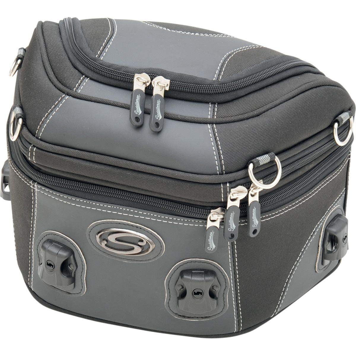 Saddlemen 3516-0146 Adventure Pack Luggage Rear Rack Bag - Waterproof Motorcycle Storage for Touring & Travel - Perfect for Harley, BMW & Adventure Bikes