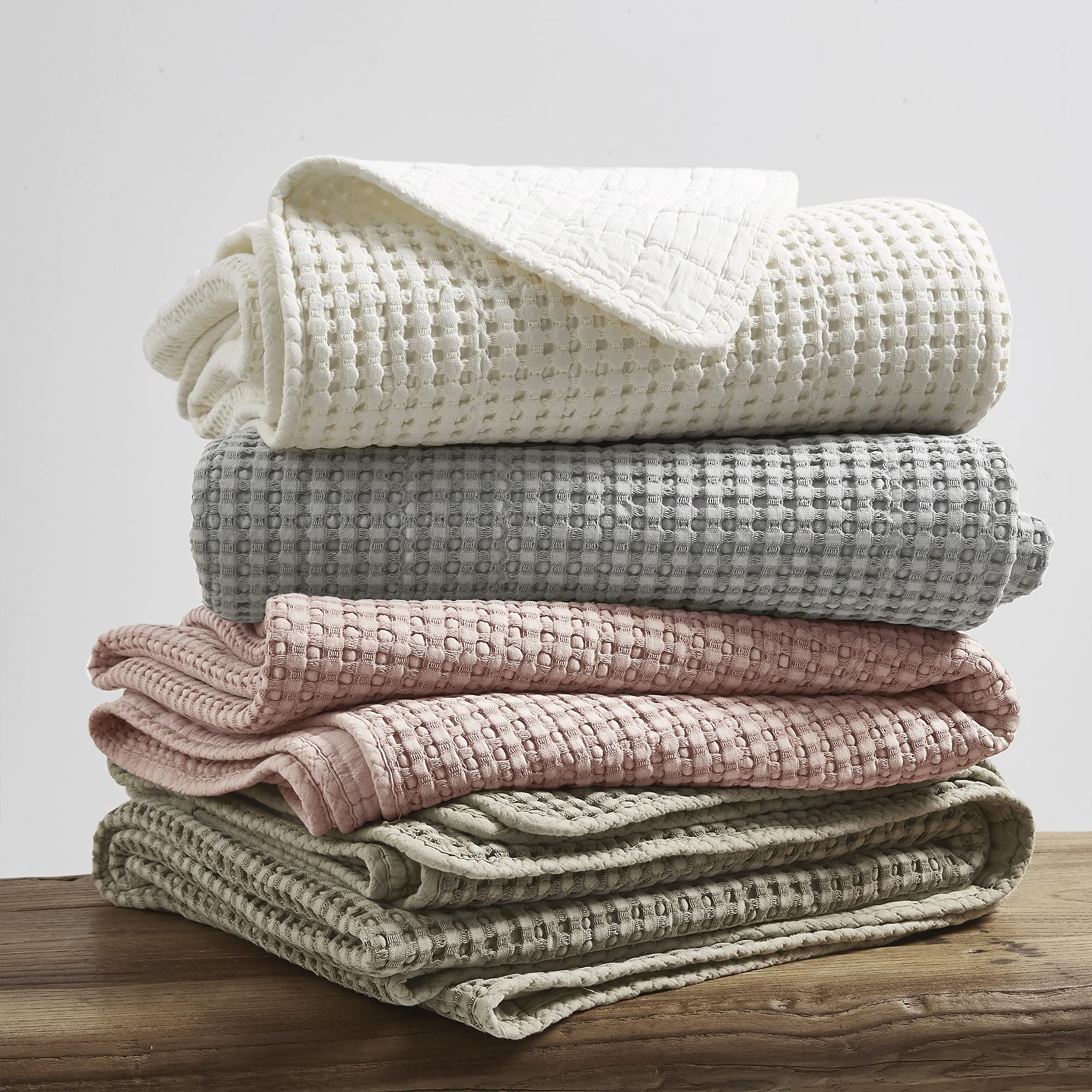 Levtex Home Mills Waffle Knit Throw Blanket - 50