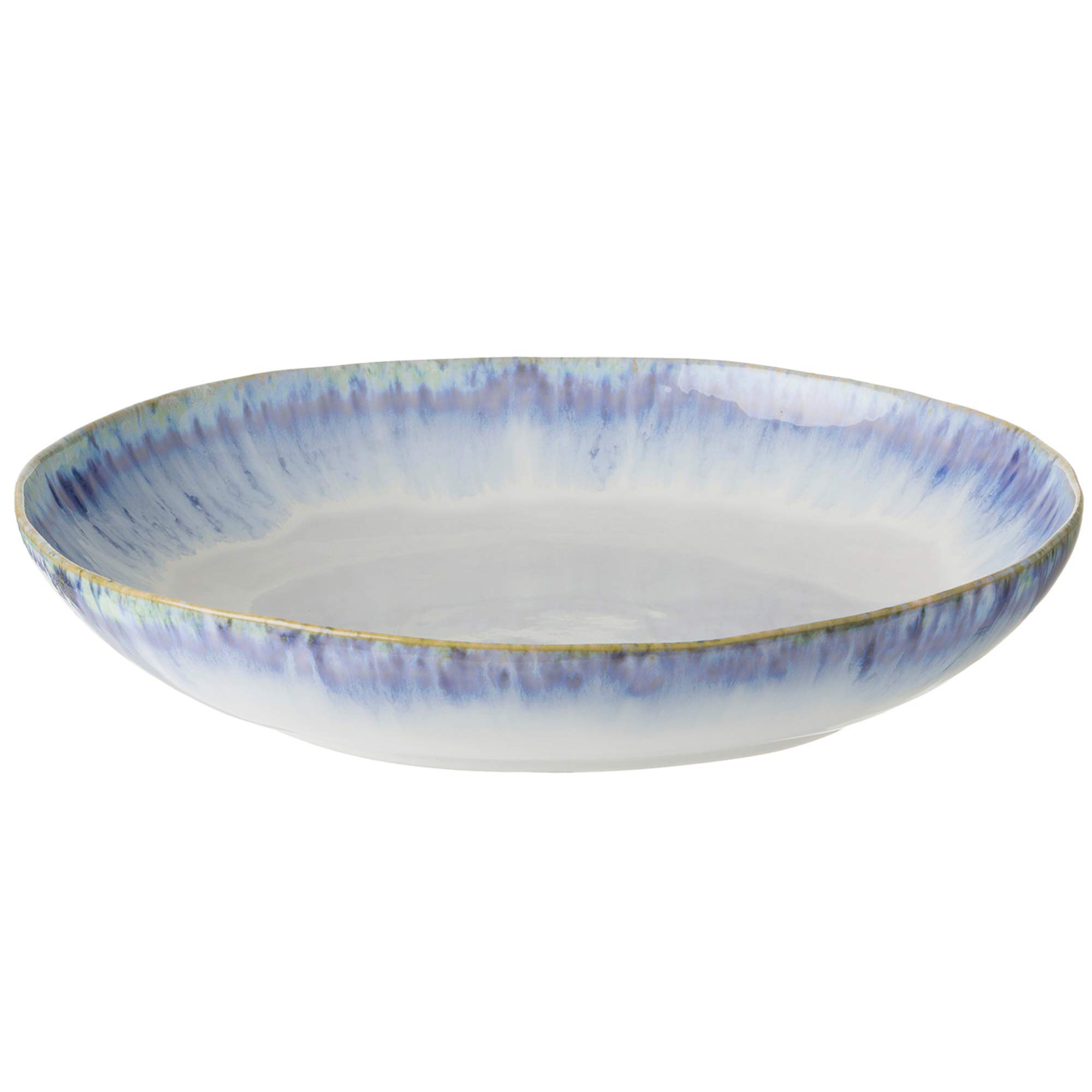 **Costa Nova Ceramic Stoneware 15'' Pasta Serving Bowl - Brisa Collection, Ria Blue | Microwave & Dishwasher Safe | Food Safe Glaze | Restaurant Quality Dinnerware | Perfect for Italian Pasta, Salads & Family Gatherings**