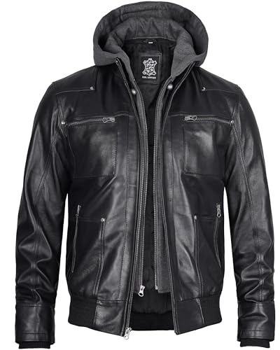 Jeffery - Black Leather Jacket