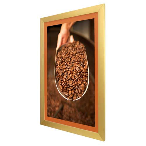 16x20 Designer Snap Frames for Posters with 2 Wide Matboard - Perfect for Home Decor, Office Displays & Art Gallery Exhibitions