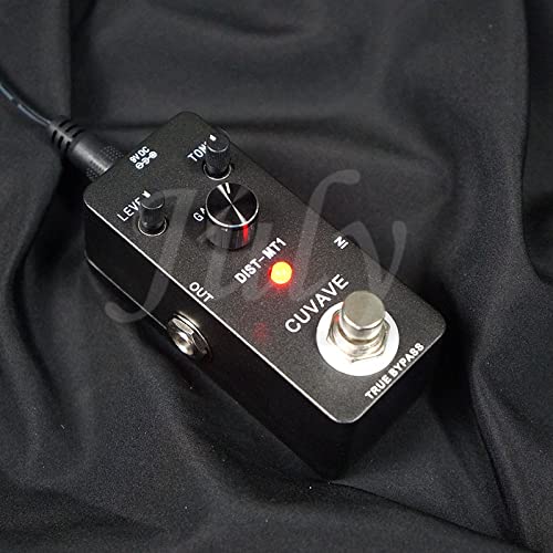 CUVAVE MT1 Metal Distortion Pedal for Electric Guitar - High Gain Stompbox Effects Processor for Rock, Metal & Hardcore Music Performances