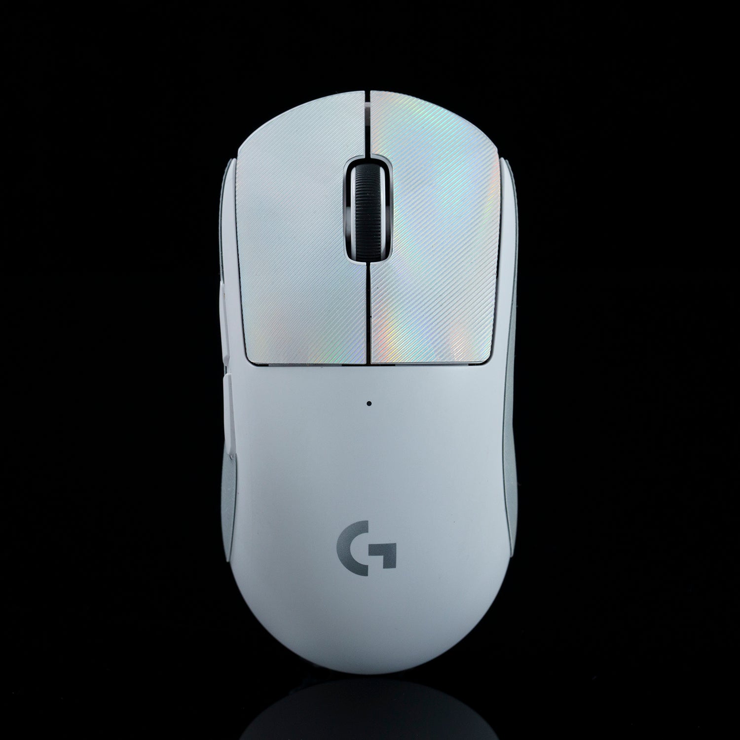BT.L Mouse Grip for Logitech G Pro X Superlight & Superlight 2 - Non-Slip Gaming Grip Tape, Holo White Design - Perfect for Esports, FPS Gaming & Professional Use