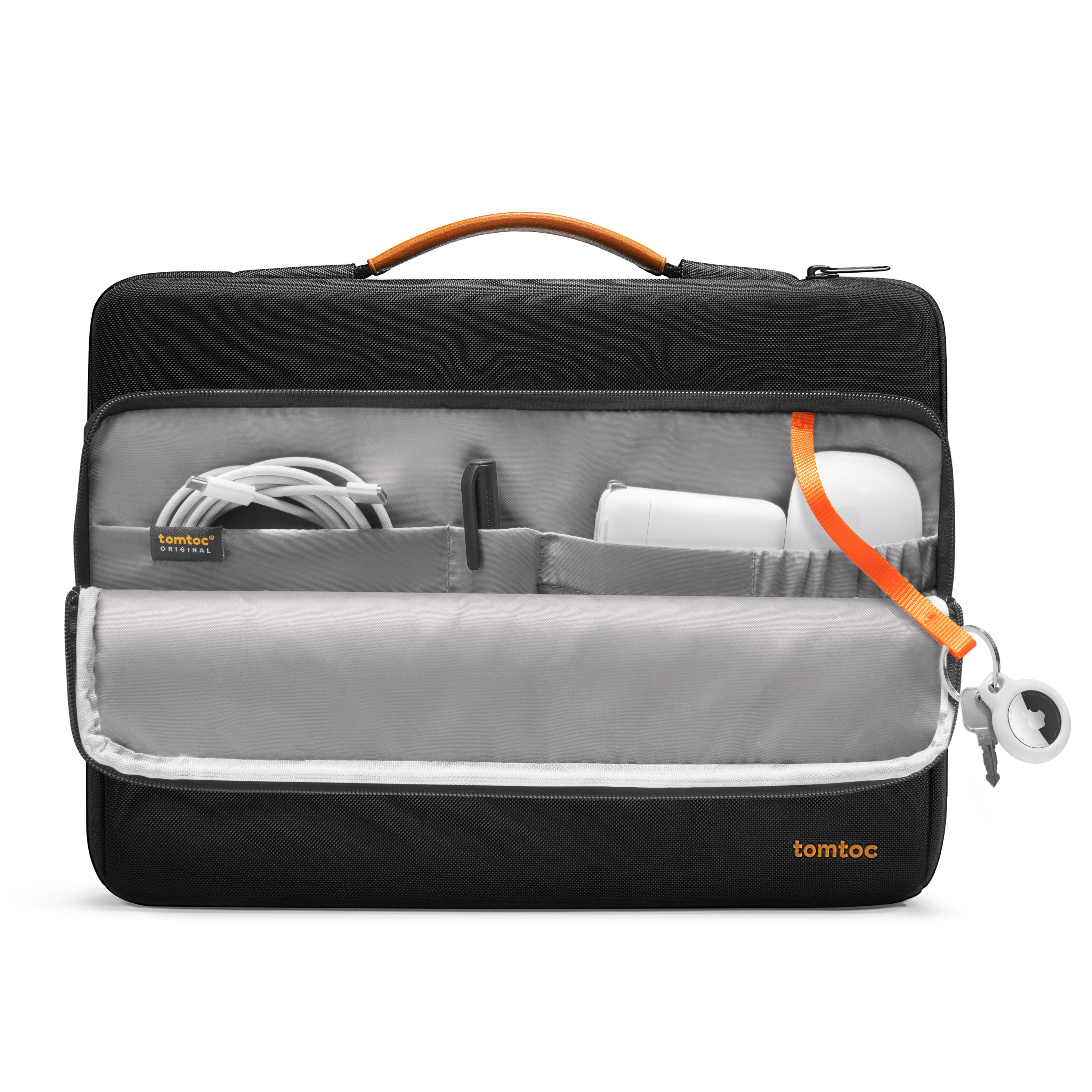 Defender A14 Laptop Briefcase for 15 inch MacBook Air - Waterproof Business Laptop Bag with Padded Protection, Perfect for Office, Travel & Commuting