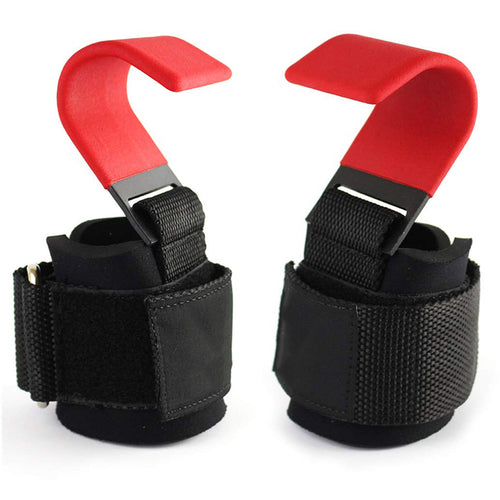 Weight Lifting Hook Grips with Wrist Wraps - Heavy Duty Hand & Wrist Support Straps for Powerlifting, Gym Training & CrossFit - Perfect for Deadlifts, Pull-ups & Strength Workouts