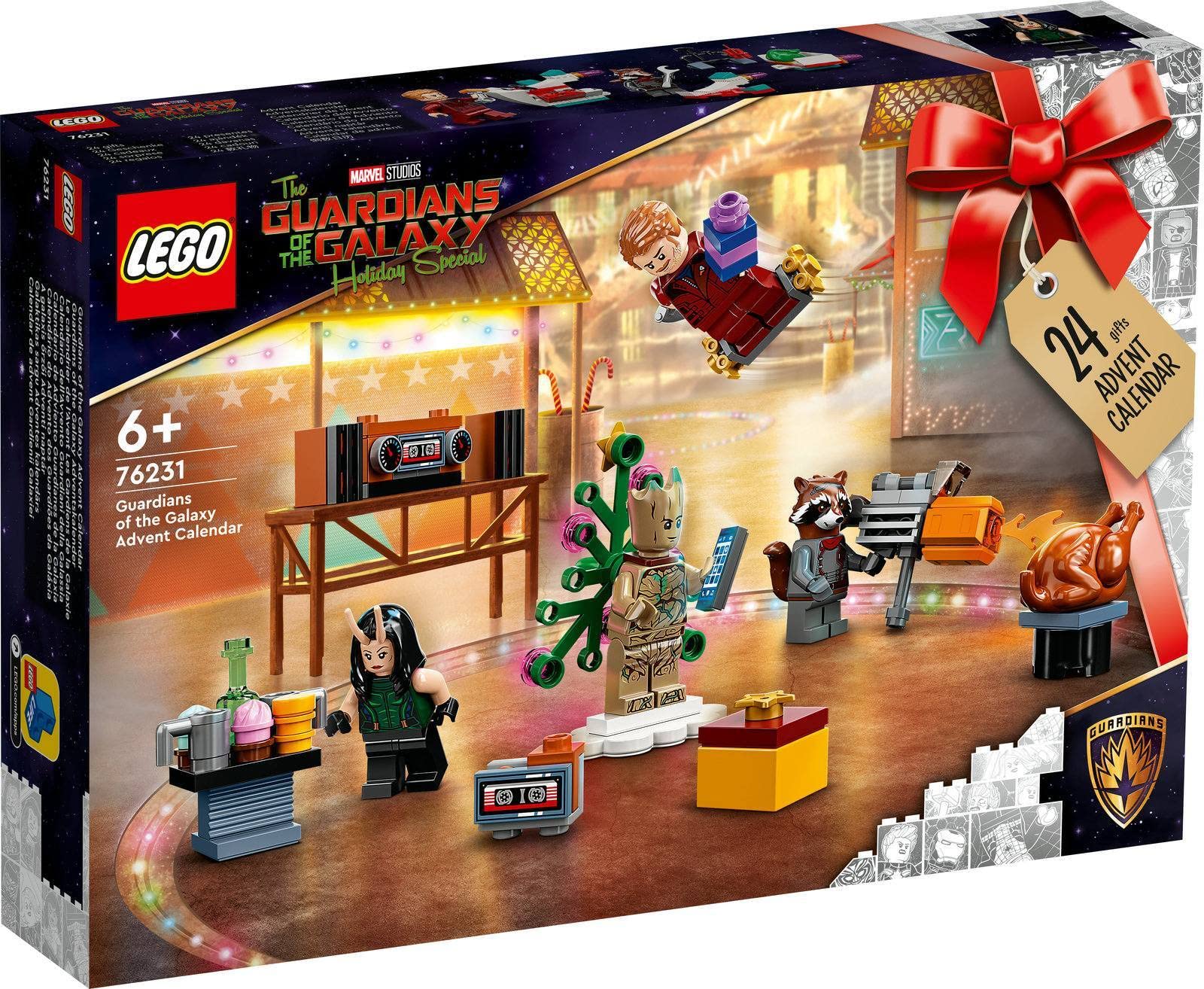 LEGO 76267 Avengers Advent Calendar & 76231 Guardians of The Galaxy Advent Calendar - Marvel Superhero Christmas Countdown Gift for Kids, Holiday Decor & Collectible Toys for Fans