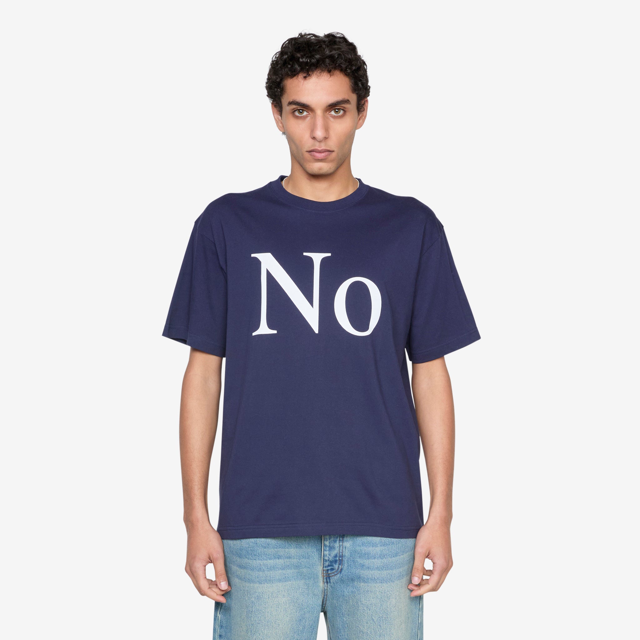 Premium Navy Blue T-Shirt for Men - Soft Cotton Crew Neck Tee - Casual Wear & Everyday Comfort