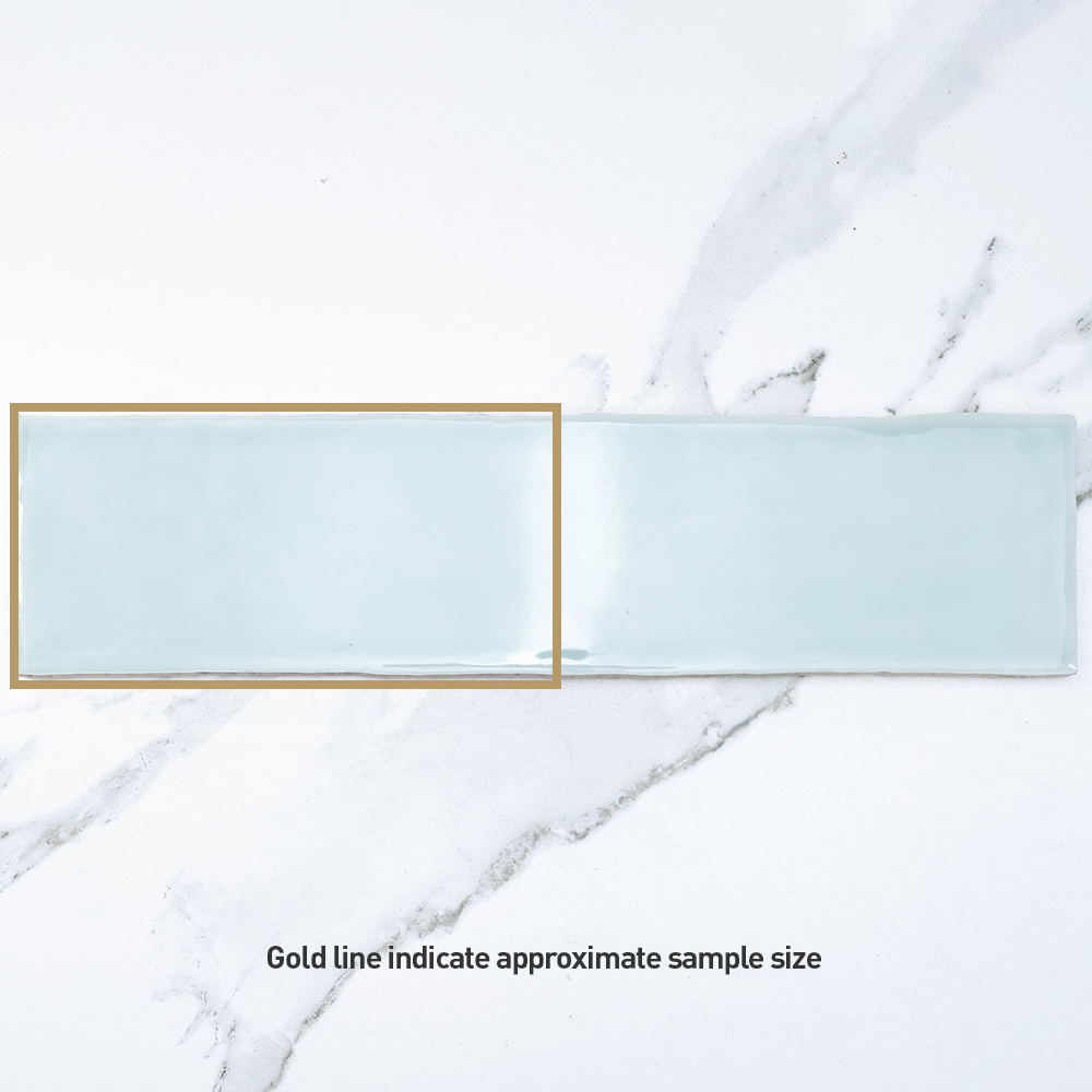 Manhattan Menta 75x300 Glossy Ceramic Subway Tile - Perfect for Kitchen Backsplash, Bathroom Walls & Modern Interior Design