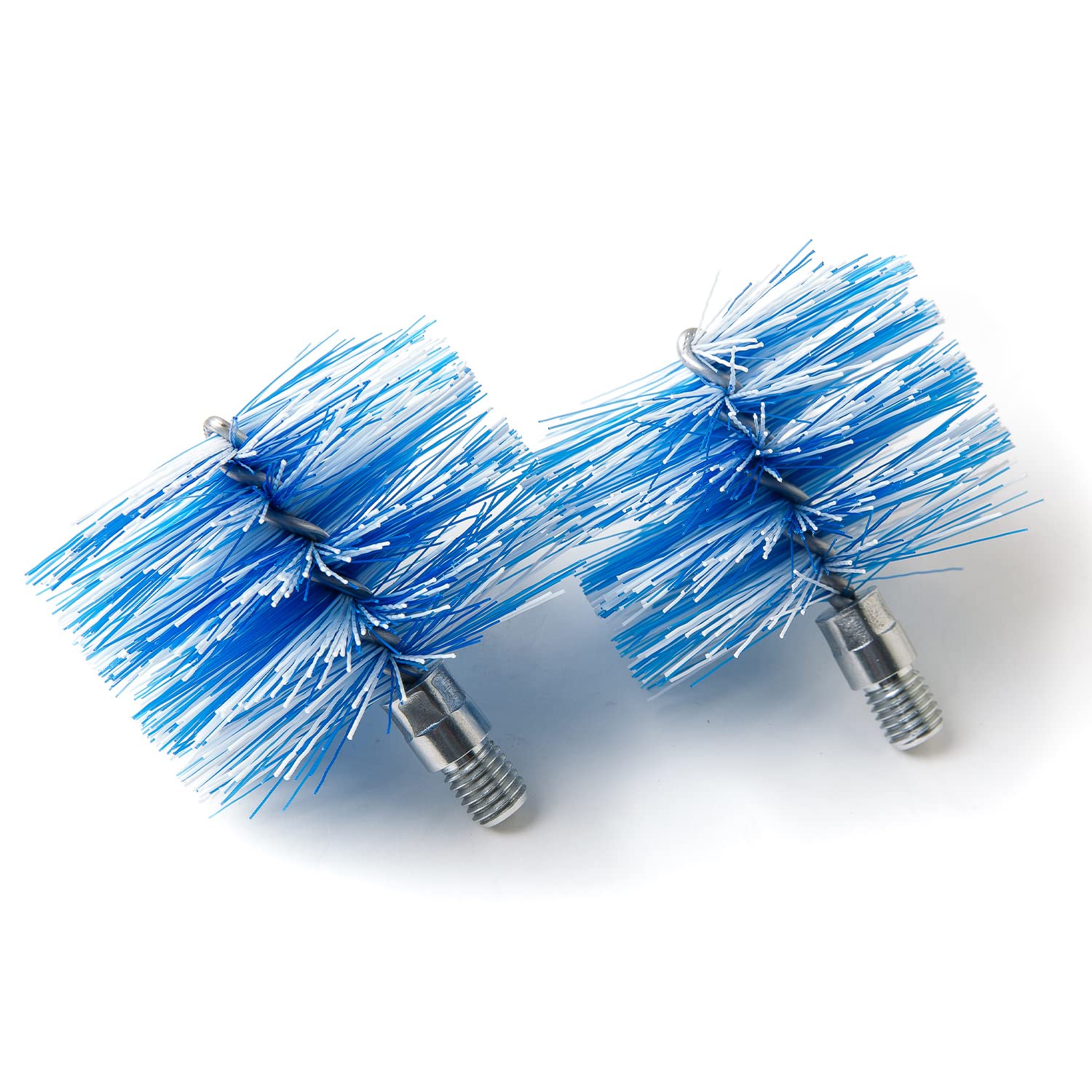 BARETTO Pellet Stove Cleaning Kit Replacement Brushes – 2-Pack Nylon Brushes (80mm & 100mm) for Curved Pellet Stoves – Perfect for Ash Removal and Stove Maintenance