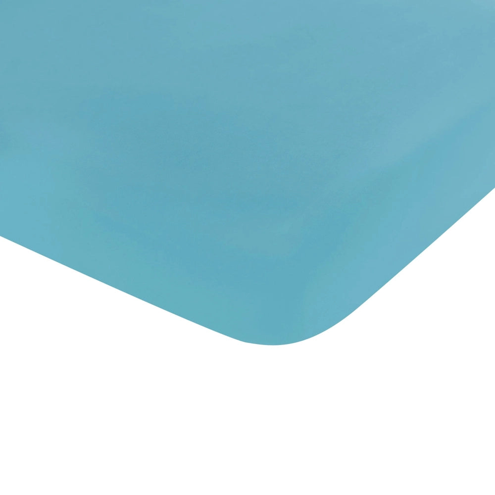Kyte Baby Crib Sheet - Soft Organic Cotton Fitted Crib Sheet for Newborn & Toddler - Breathable & Hypoallergenic Nursery Bedding - Perfect for Daycare, Nursery & Travel (Makai Blue)