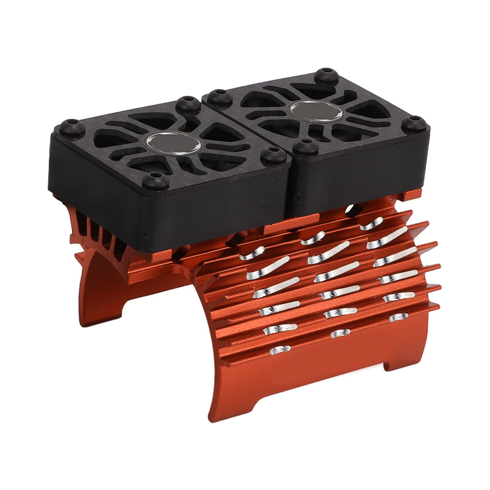 Durable 8.4V 40-42mm Brushless Dual Fan Motor for 1/8 RC Cars - High Performance Cooling System for Remote Control Vehicles & Hobby Racing