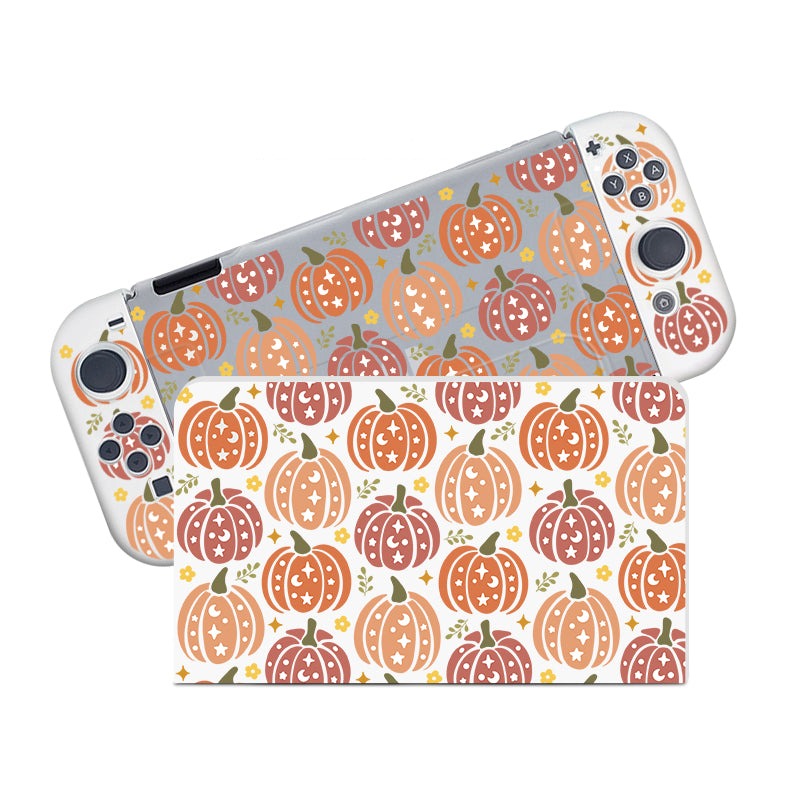 Premium Pumpkin Design Protective Case for Nintendo Switch - Durable Cover for Gaming, Travel & Home Use
