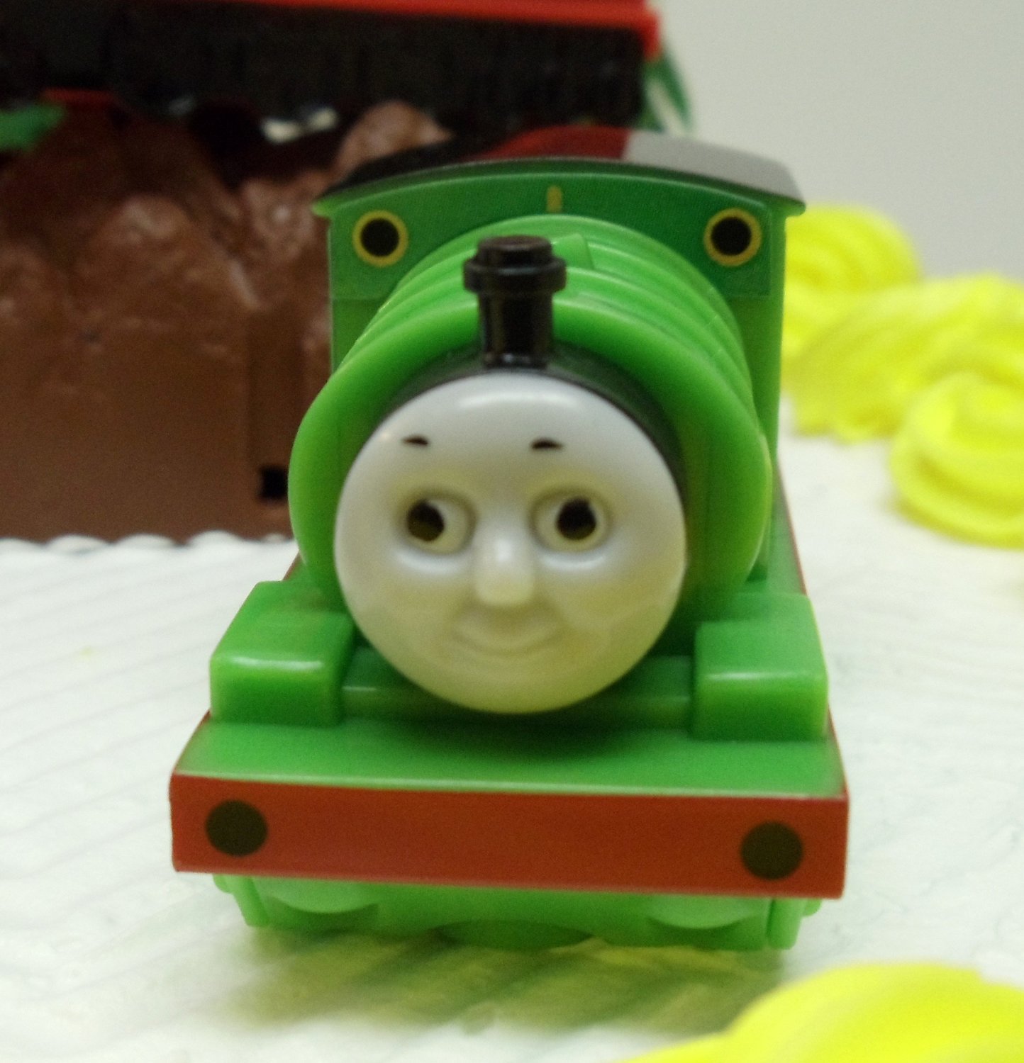 Thomas the Train Birthday Cake Topper Set - Unique Design for Kids' Birthday Party Decorations | Perfect for Train-Themed Cakes and Party Supplies