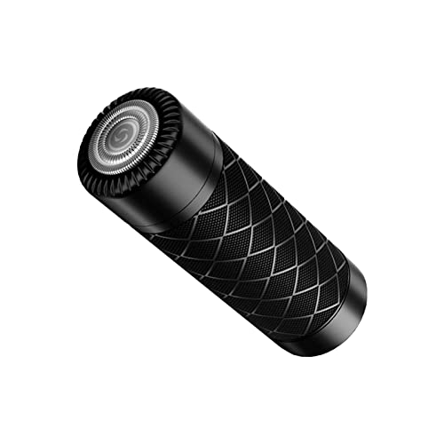 Mini Portable Electric Shaver for Men - Waterproof, Cordless, USB Rechargeable, Wet & Dry Use - Compact Travel Shaver for Face & Body Grooming - Perfect for Home, Office, Gym & Travel (Model SH90)