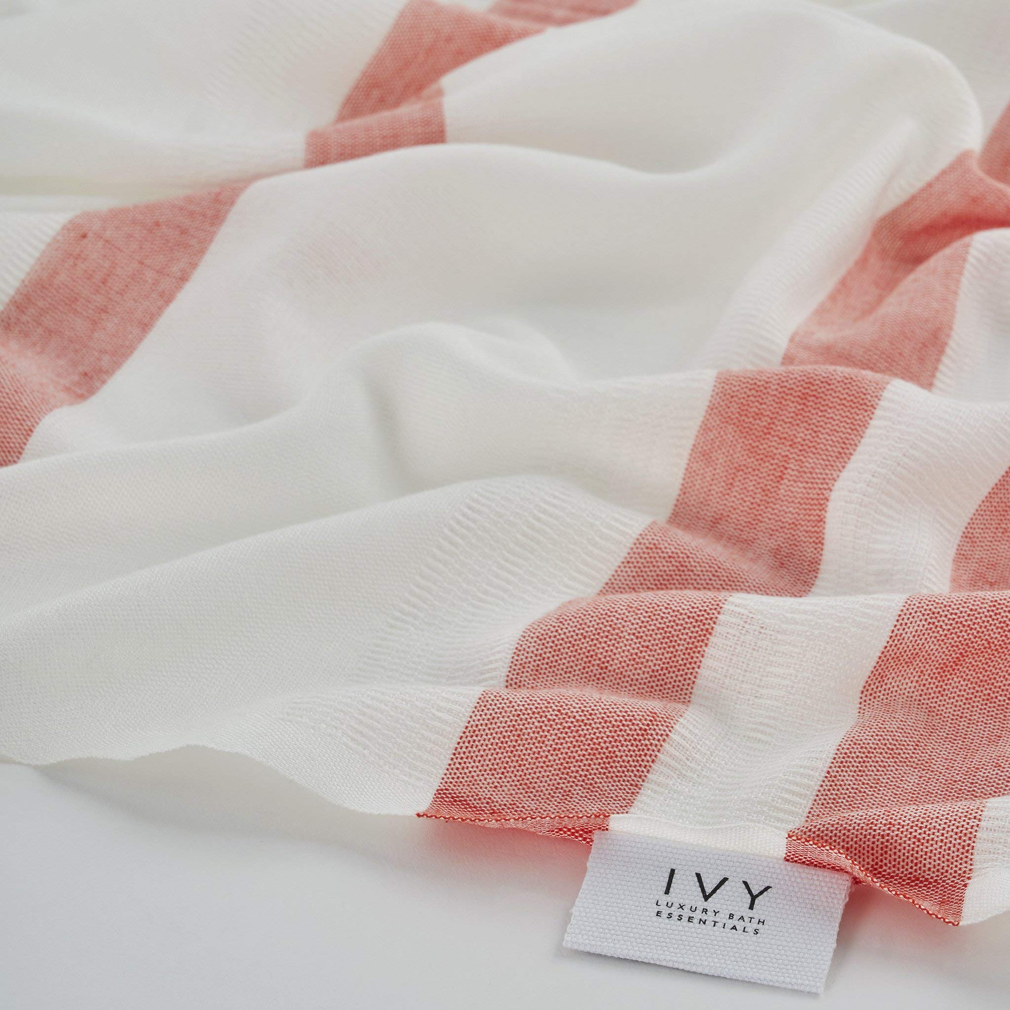 Premium Salem Kavak Beach Towel Set - 2 Pack Ultra Soft Quick Dry Turkish Cotton Towels for Pool, Beach, Vacation & Outdoor Activities