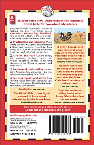 Adventure Motorcycling Handbook: Ultimate Route & Planning Guide for Asia, Africa & Latin America - Perfect for Long-Distance Riders & Overland Expeditions