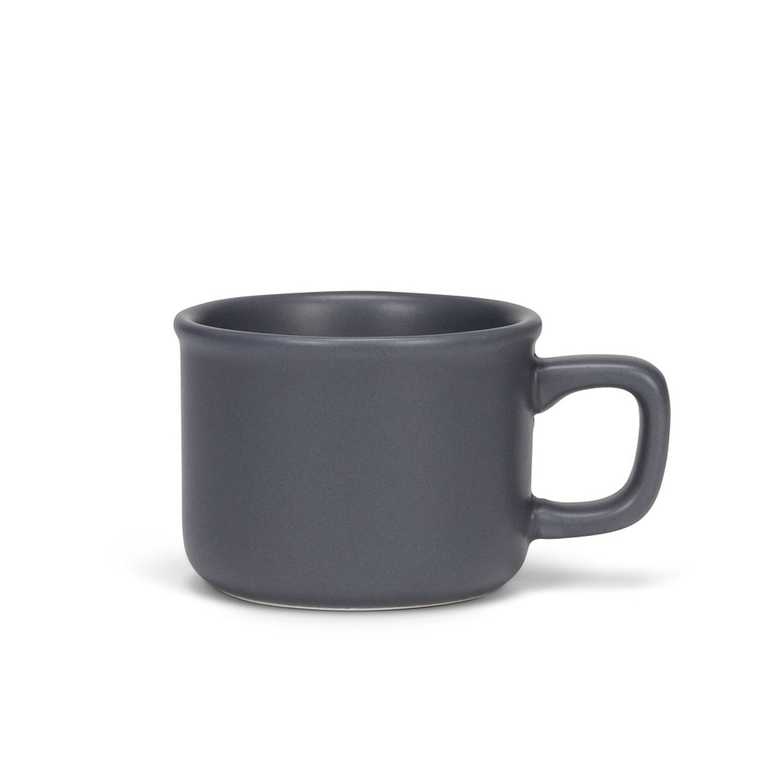Premium Abbott Espresso Mug - 3oz Ceramic Coffee Cup with Comfort Grip, Dishwasher Safe - Perfect for Home, Office & Cafe Use (Grey)