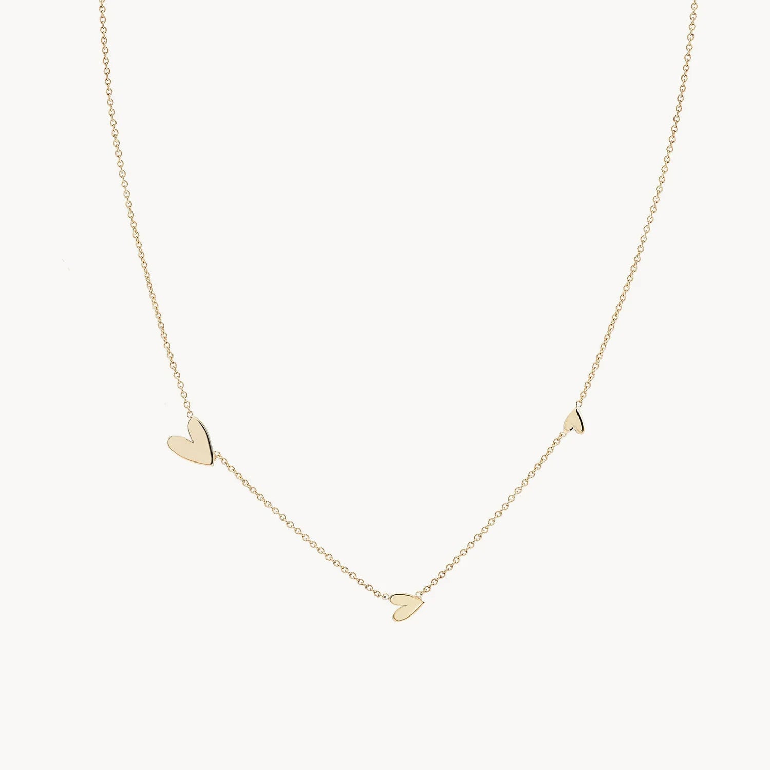 14K Yellow Gold Heart Necklace for Women - Elegant Everyday Love Jewelry Gift for Her, Perfect for Anniversaries, Valentine's Day & Romantic Occasions