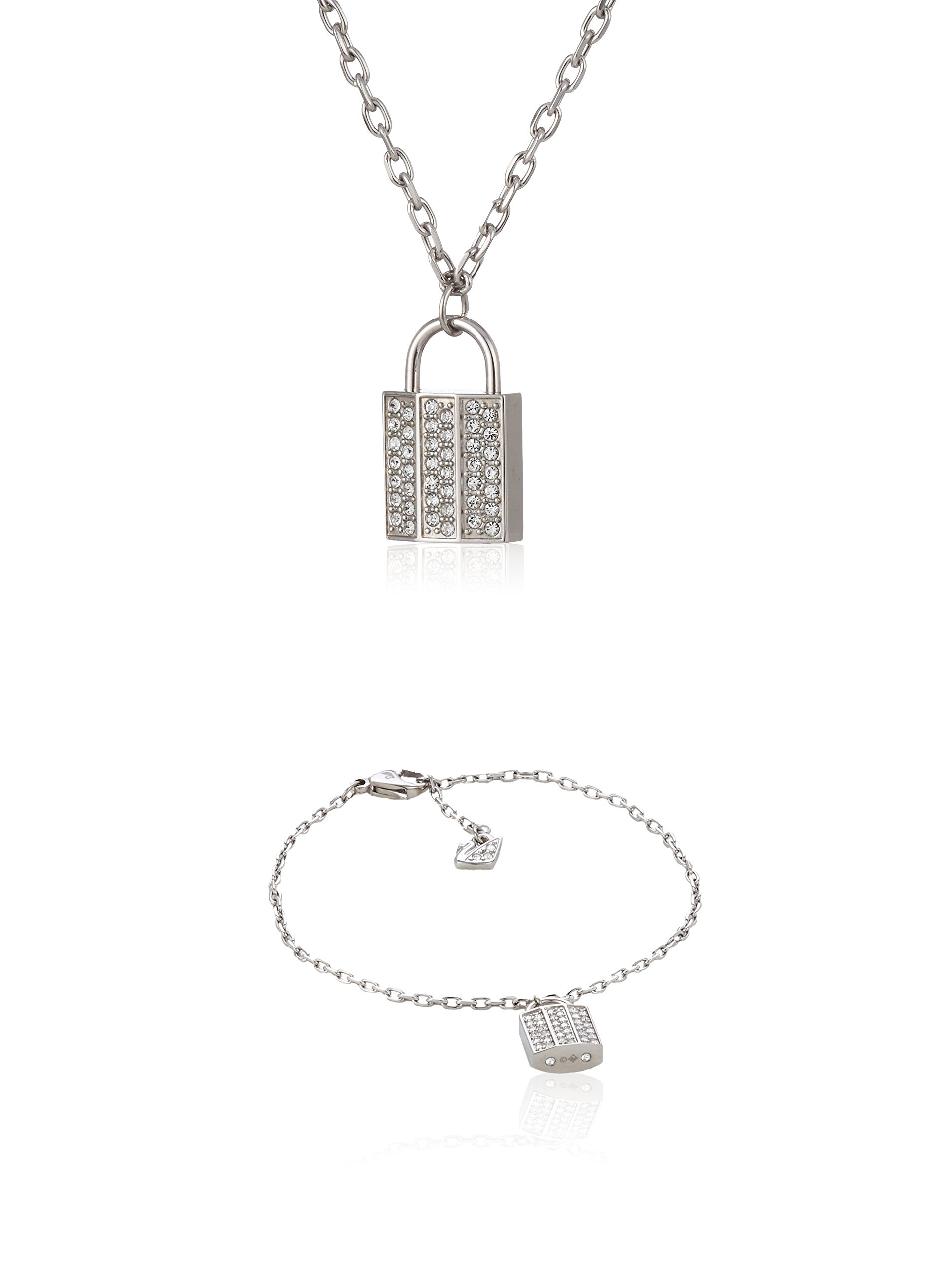 Swarovski Crystal Jewelry Case Set - 5120621 | Elegant Storage for Necklaces, Rings & Earrings | Perfect for Travel & Gift Giving