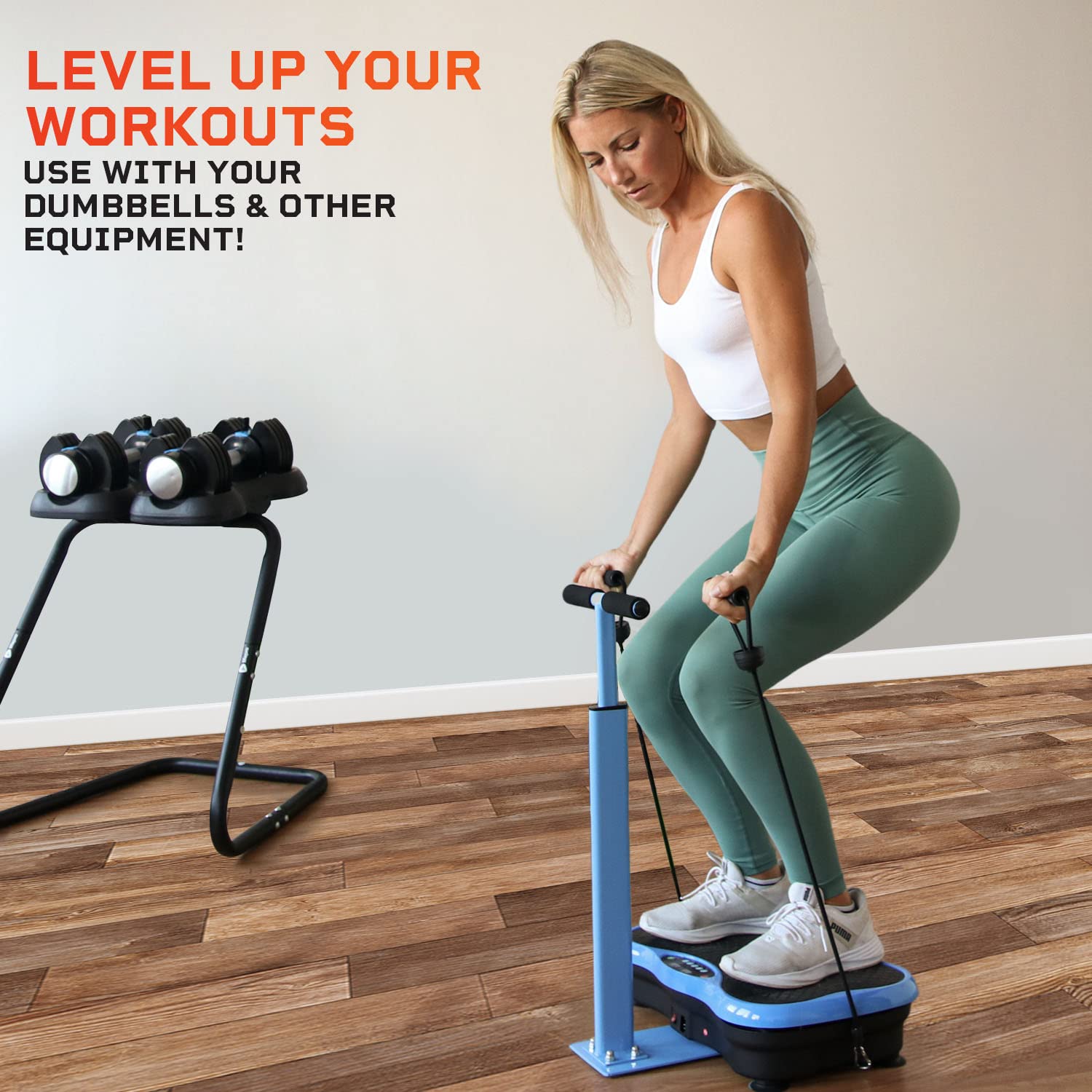 Lifepro Vibration Plate Exercise Machine with Magnetic Acupoints - Full Body Vibration Platform for Weight Loss, Muscle Toning & Recovery - Ideal Lymphatic Drainage Massager for Home Gym & Physical Therapy - Perfect for Beginners, Seniors & Fitness Enthusiasts