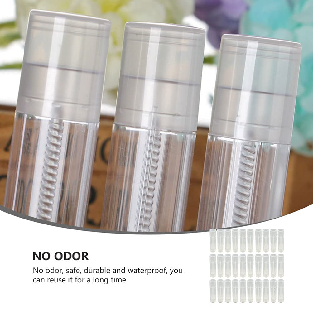 5g Clear Plastic Cosmetic Jars for Chapstick, Lip Balm, Essential Oils & Makeup - 3 Pack | Travel-Friendly Small Containers for DIY Beauty Products, Salves & Creams