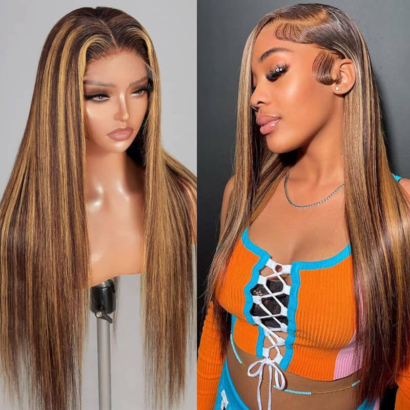 26inch Pre-Colored 13x6 Lace Frontal Wig - Body Wave/Straight Human Hair Wig for Black Women | Natural Look & Comfort | Perfect for Daily Wear, Parties & Special Occasions