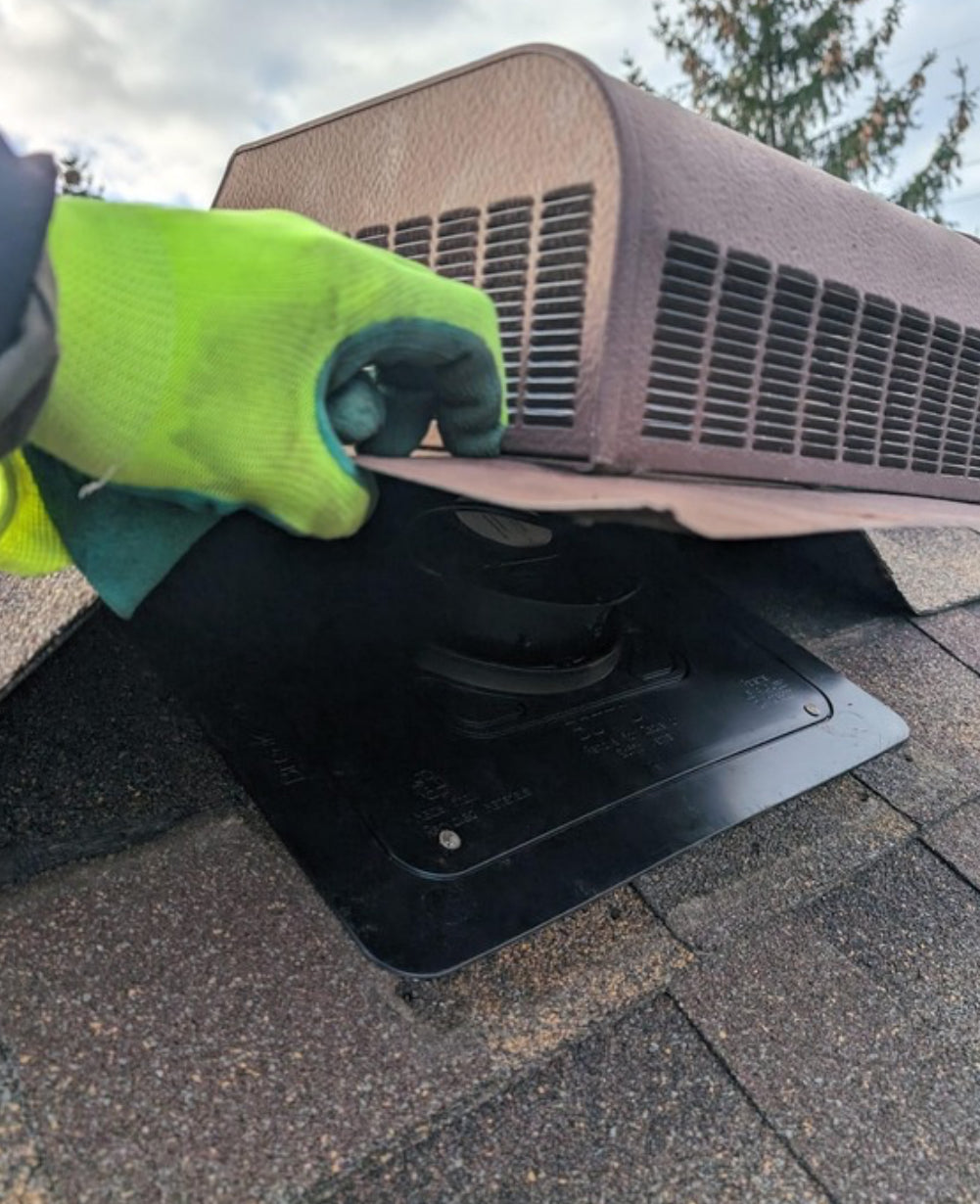 iSolar 20W106 FLEX Modular Solar Attic Fan - High Efficiency Solar Powered Ventilation System for Home Roof Retrofit | Perfect for Home Cooling & Energy Savings