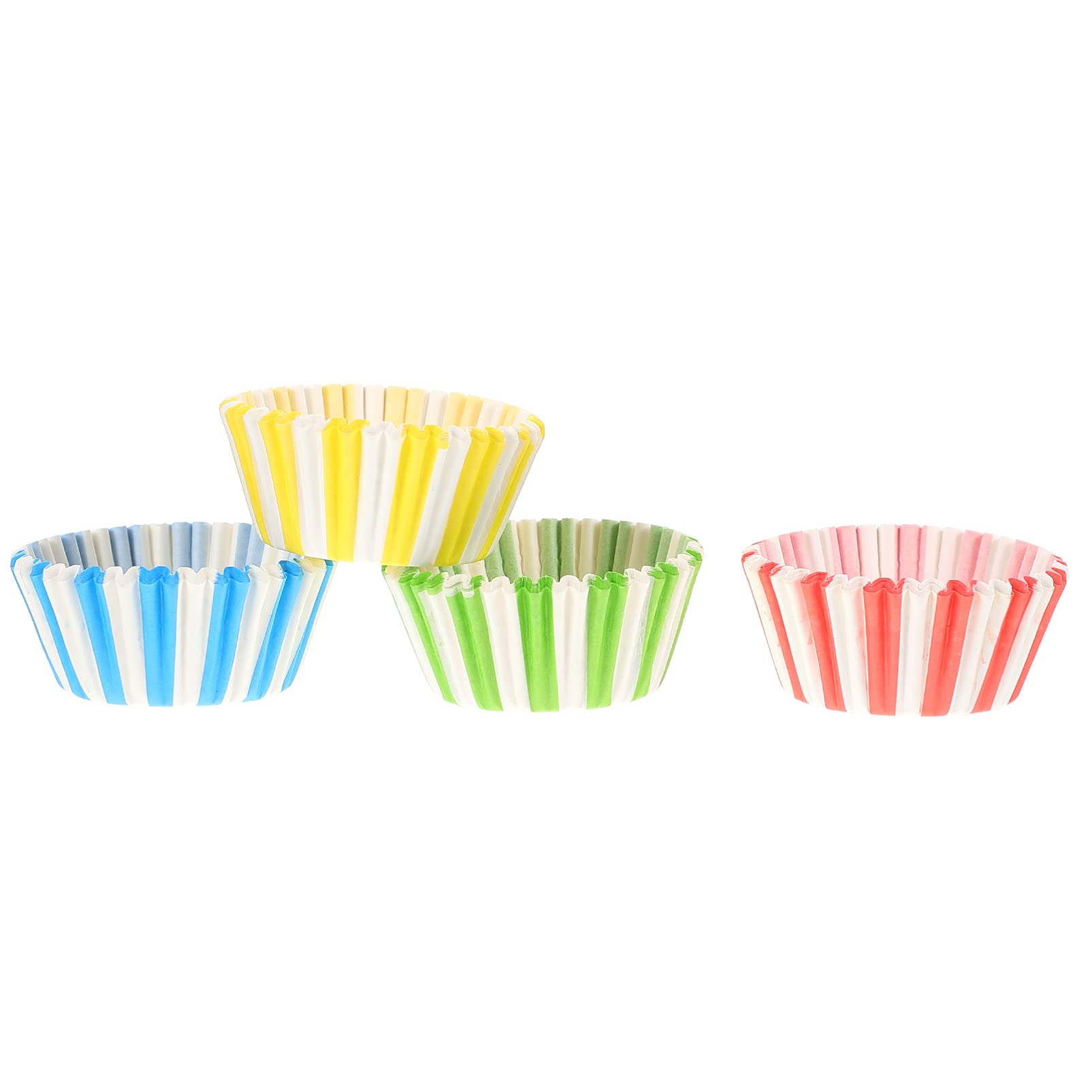 300Pcs Hemoton Food Grade Greaseproof Paper Cupcake Liners - Assorted Colors for Baking, Muffins, Desserts & Party Decorations | Perfect for Home, Bakery & Catering Events