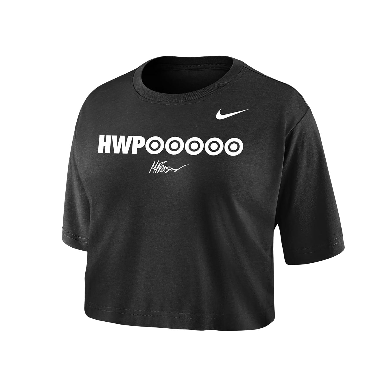Nike Dri-FIT HWPO Women's Workout Crop Top - Moisture-Wicking Fitness Tee for Running, Yoga & Gym Training