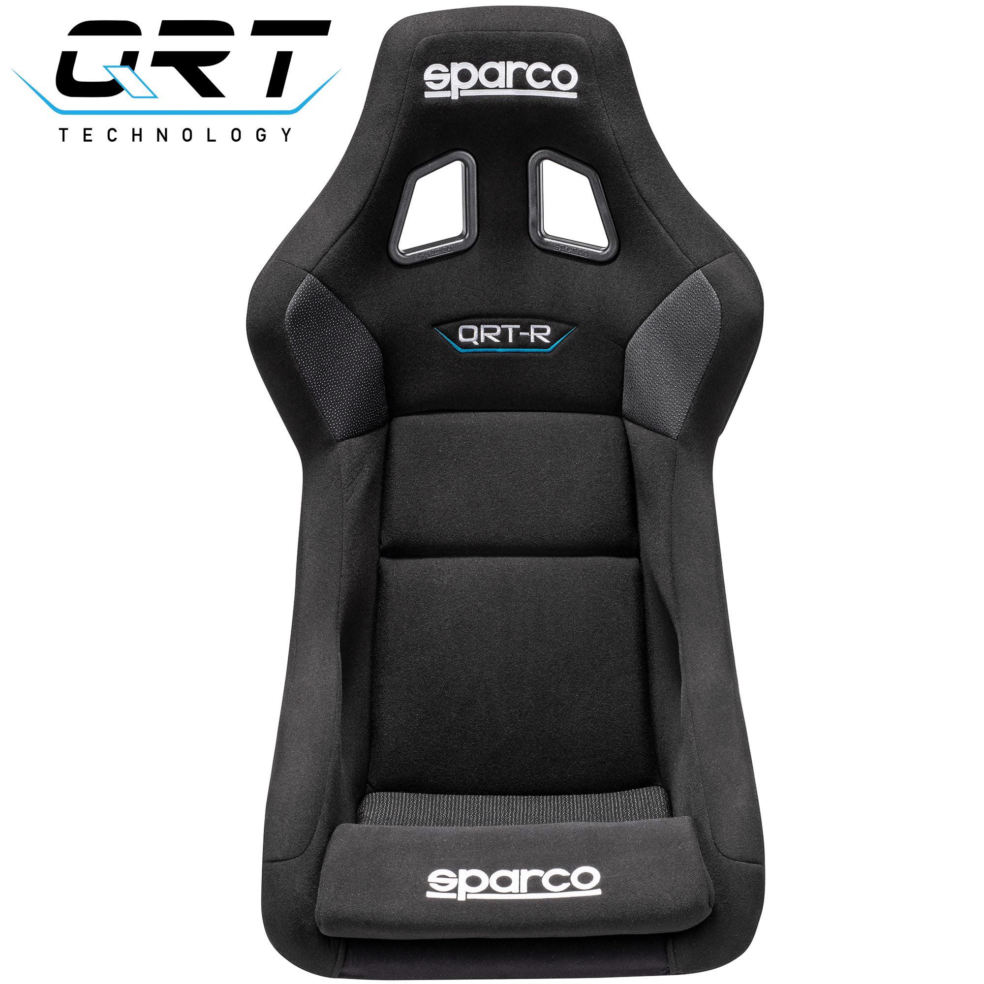 Sparco QRT R Fiberglass Racing Seat - Lightweight & Durable for Track, Drifting & Simulator Use