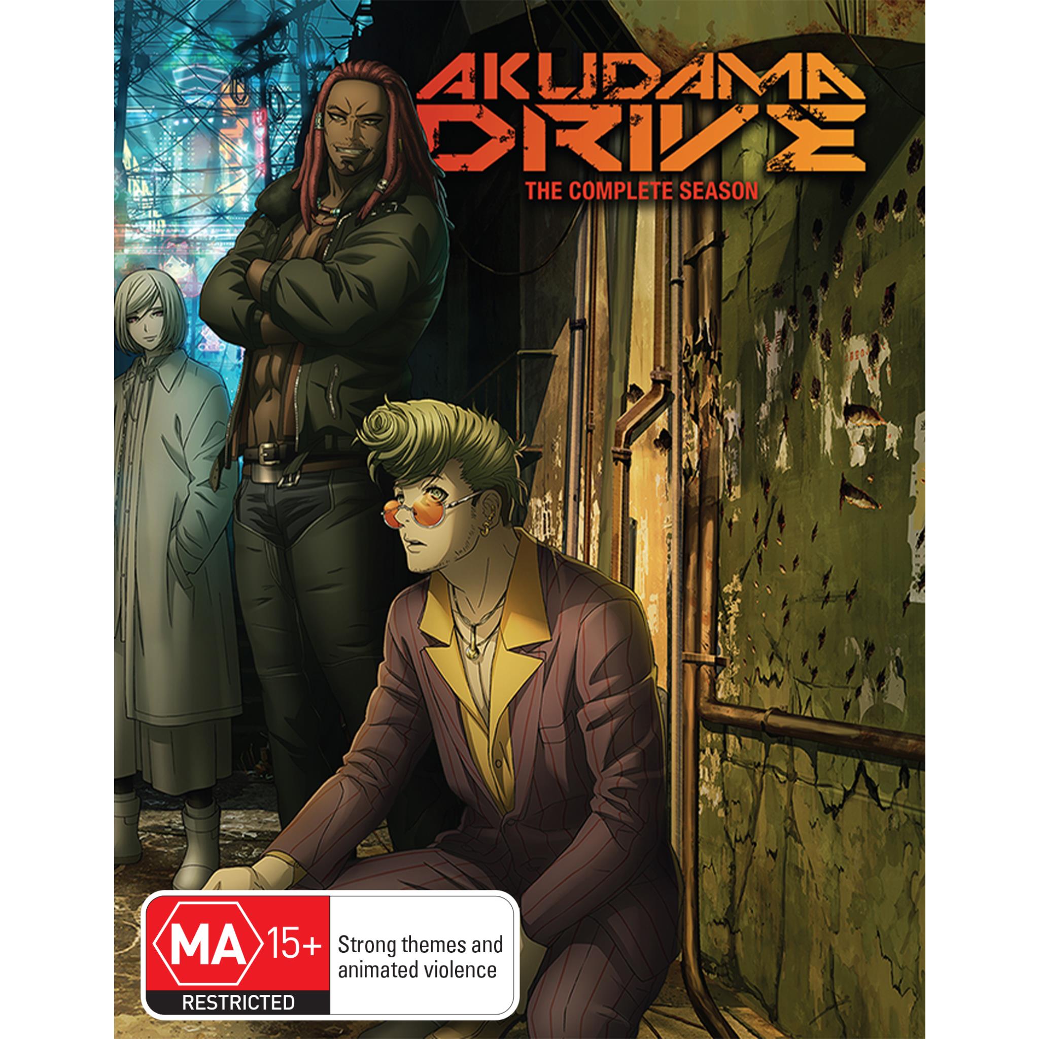 Akudama Drive The Complete Season (Limited Edition) Blu-ray - Anime Action Series for Collectors & Fans - Perfect for Binge-Watching & Gift Giving