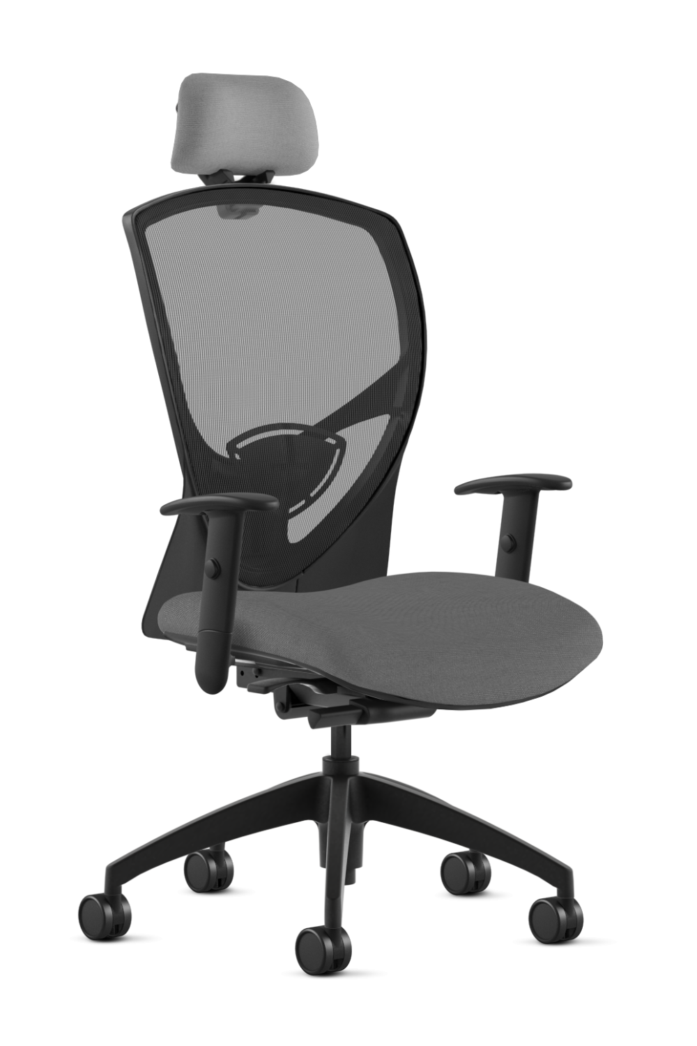 9 to 5 Theory 2180 High Back Ergonomic Office Chair with Adjustable Headrest & Seat Slider - Comfortable Task Chair for Long Hours Computer Work, Home Office & Gaming Setup