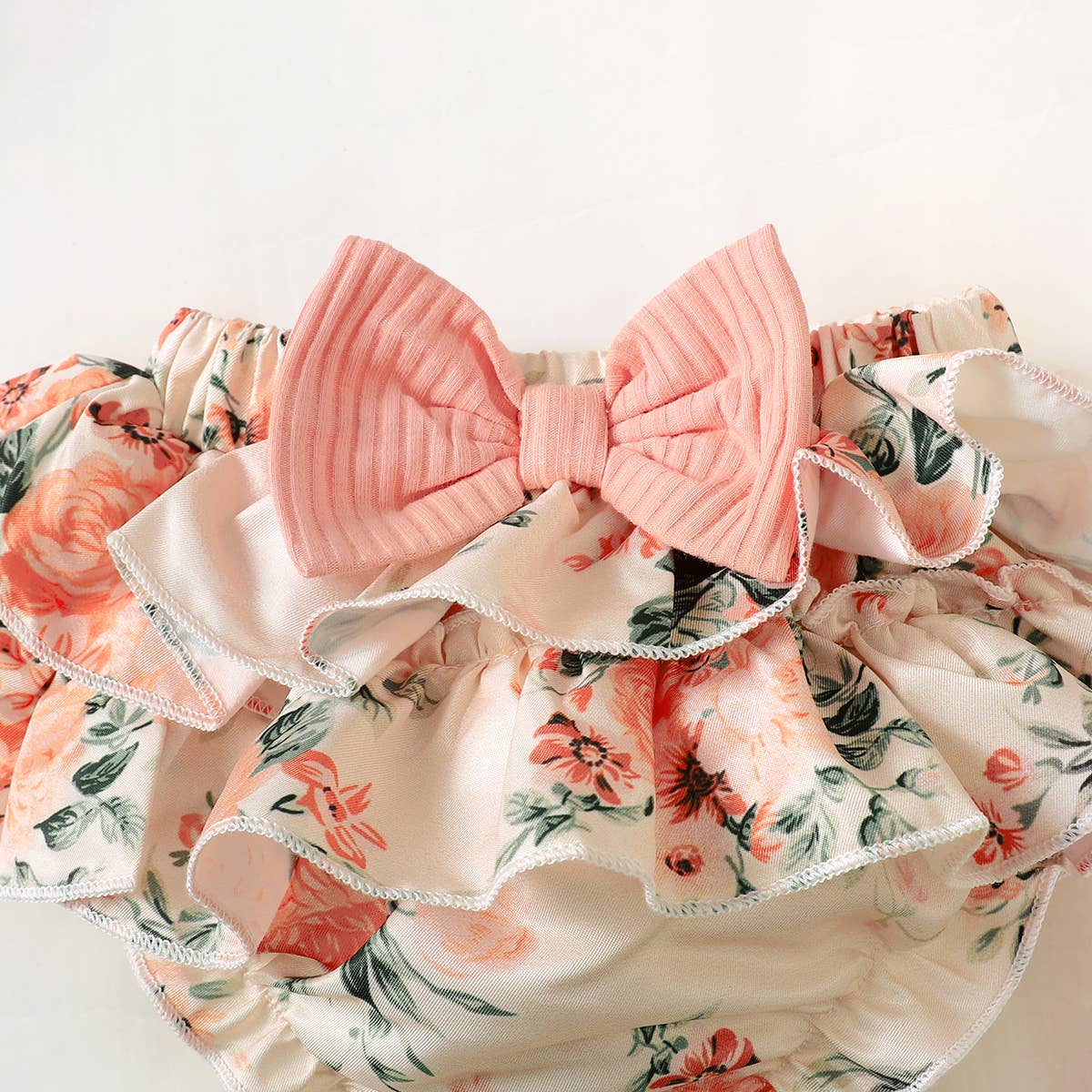 Adorable Baby Girl 3-Piece Outfit Set - Cute Matching Romper, Headband & Leggings | Perfect for Photoshoots, Birthday Parties & Daily Wear