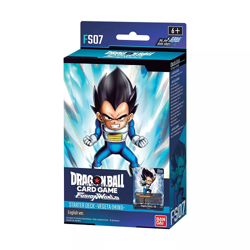 Dragon Ball Super TCG: Fusion World Vegeta Mini Starter Deck - Collectible Card Game for Anime Fans & Tournament Players