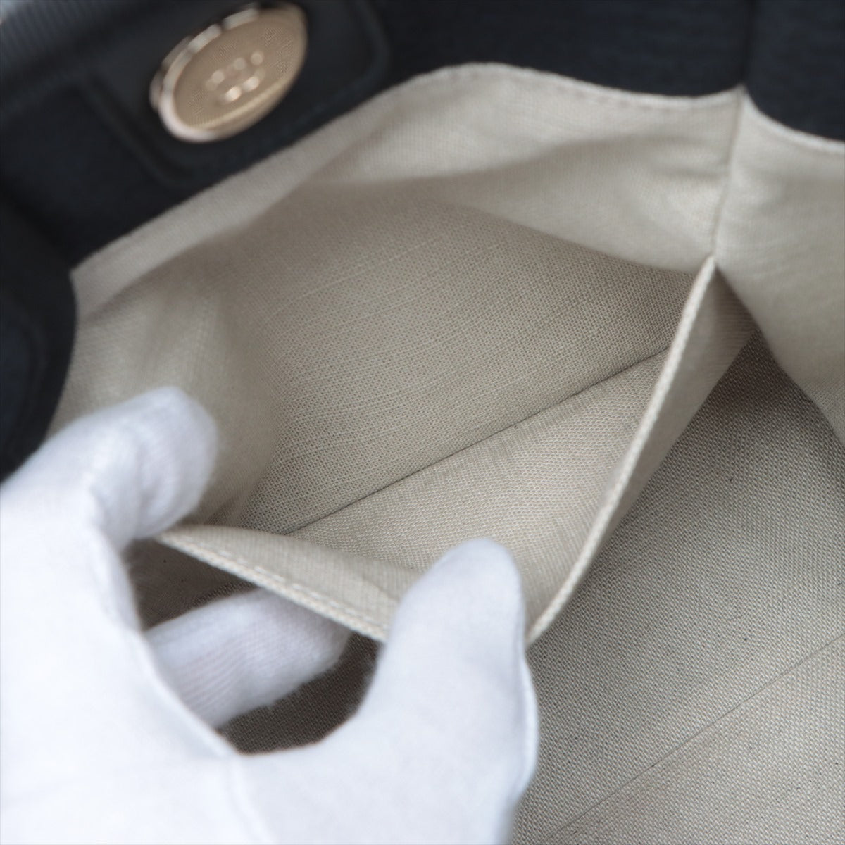 Chanel Deauville MM Canvas Chain Two-Way Tote Bag in Navy Blue - Luxury Designer Handbag for Women | Perfect for Travel, Shopping & Everyday Use