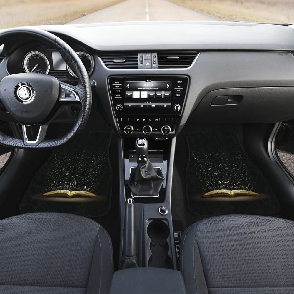 Premium Car Floor Mats for Books Lovers - Waterproof & Durable Auto Accessories - Perfect for Reading Enthusiasts & Daily Commute