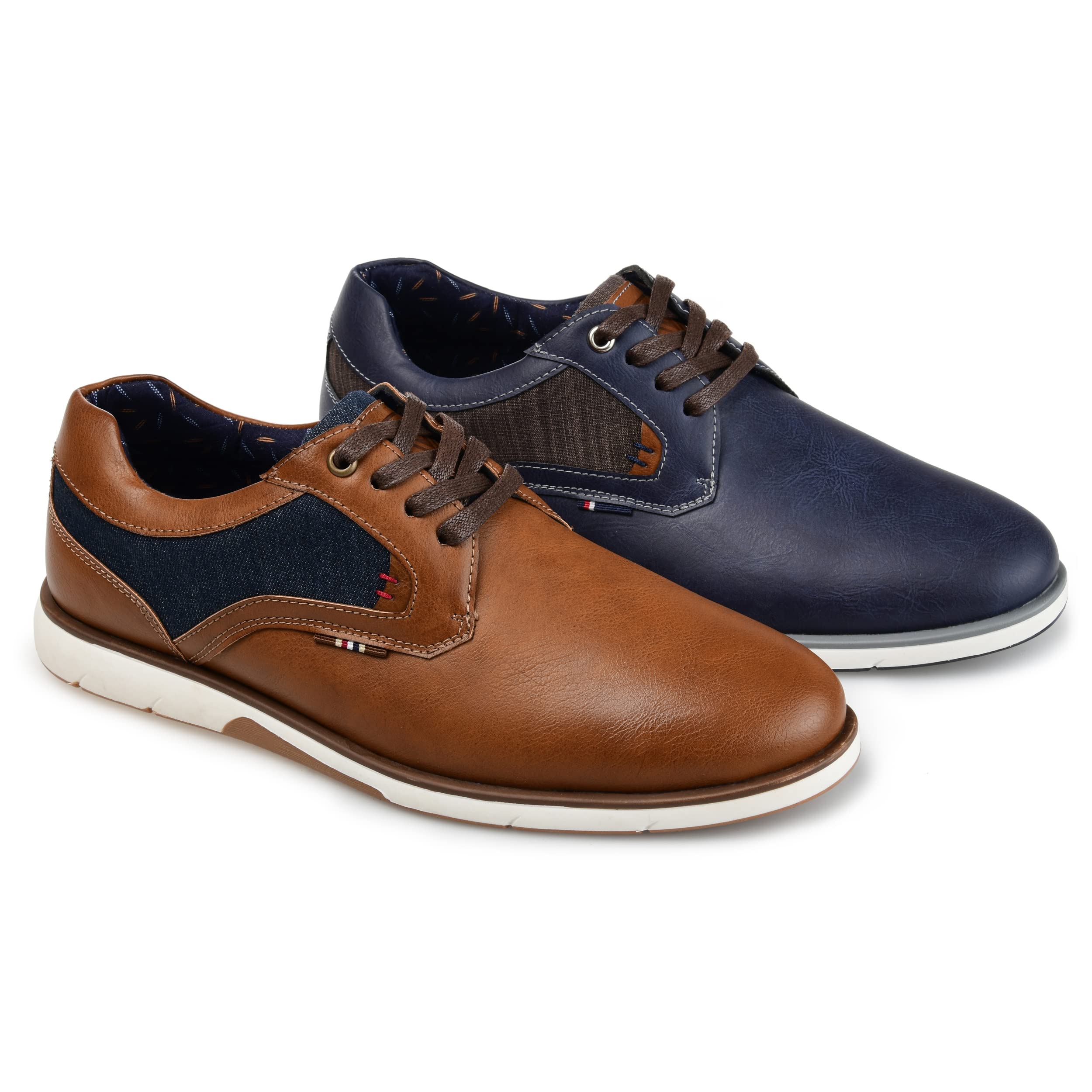 Vance Co. Men's Oxford Dress Shoes - Classic Comfortable Business Casual & Formal Footwear for Office, Wedding & Special Occasions
