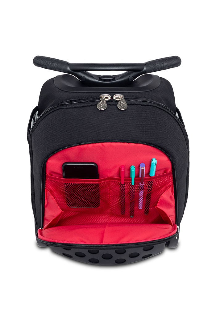 Nikidom Roller UP Trolley School Backpack with Wheels - Lightweight Travel Luggage for Kids & Teens - Perfect for School, Travel, and Daily Use