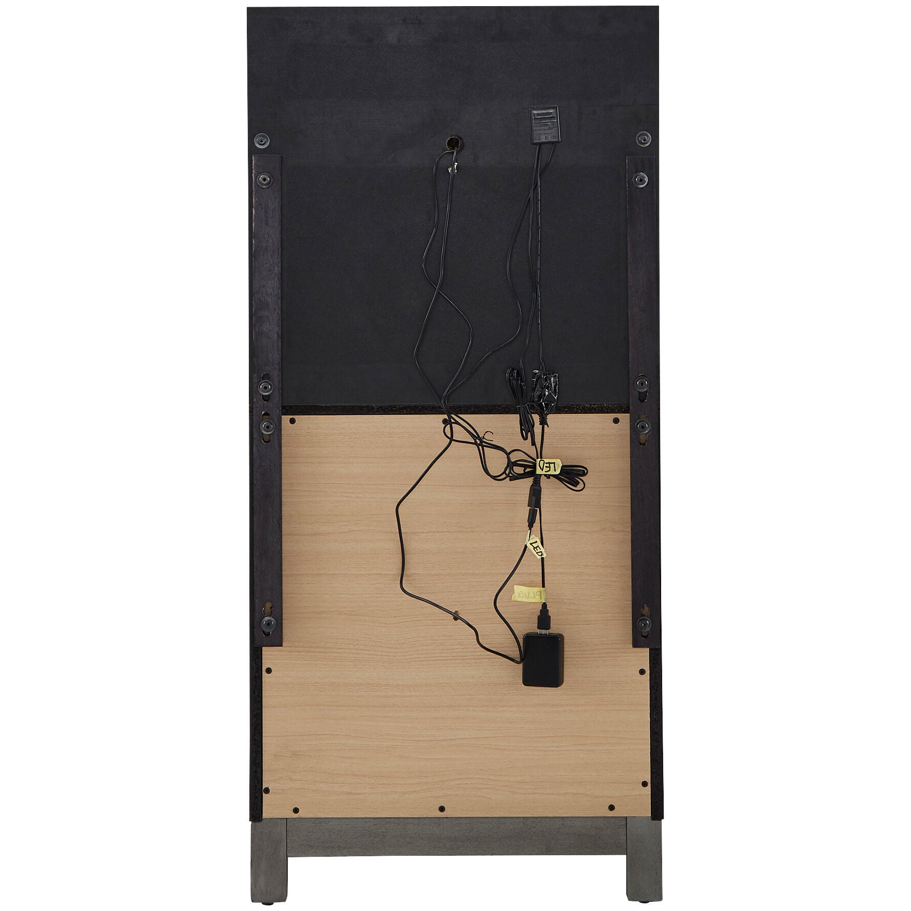 Modern Brooklyn Wall Panel Nightstand - Floating Bedside Table with Storage Shelf for Small Spaces | Perfect for Apartments, Dorms & Bedrooms