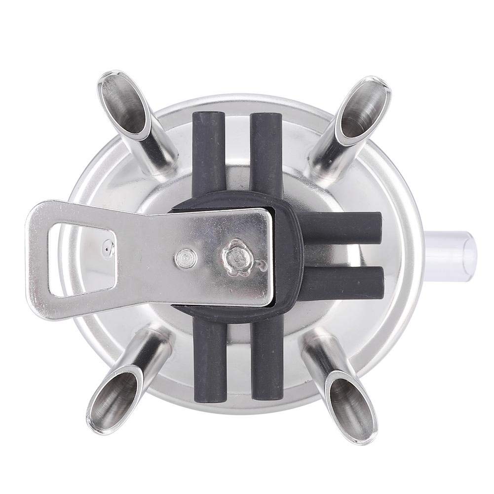 Yosoo 240cc Milking Claw for Cows & Sheep - Stainless Steel Milk Collector Tool | Durable Milking Machine Accessories for Farm Use, Dairy Production & Homesteading