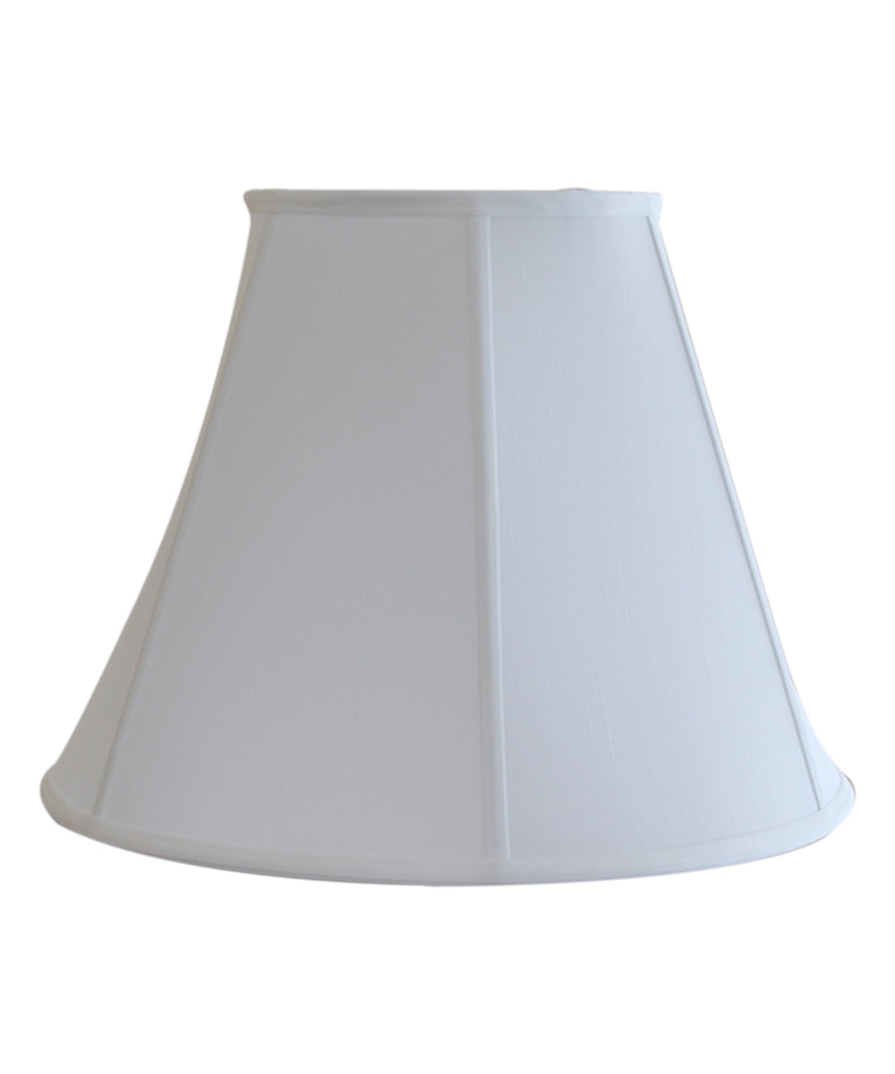 14W x 11H White Empire Shantung Lamp Shade - Elegant Lighting for Living Room, Bedroom & Dining Room Decor