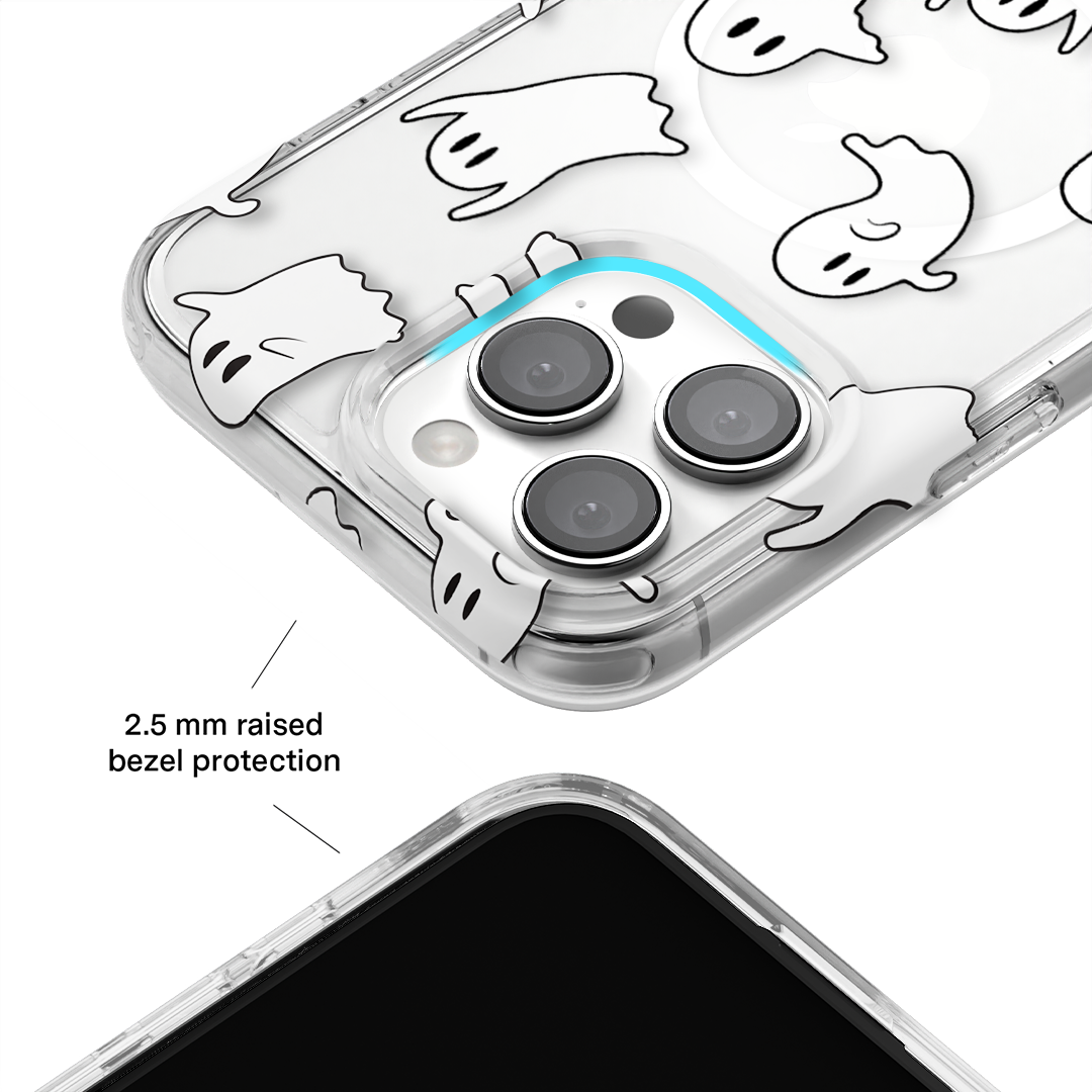 Ghosted Clear iPhone Case - Ultra Slim Protective Cover for iPhone [Model] | Shatterproof & Scratch-Resistant | Perfect for Everyday Use & Travel